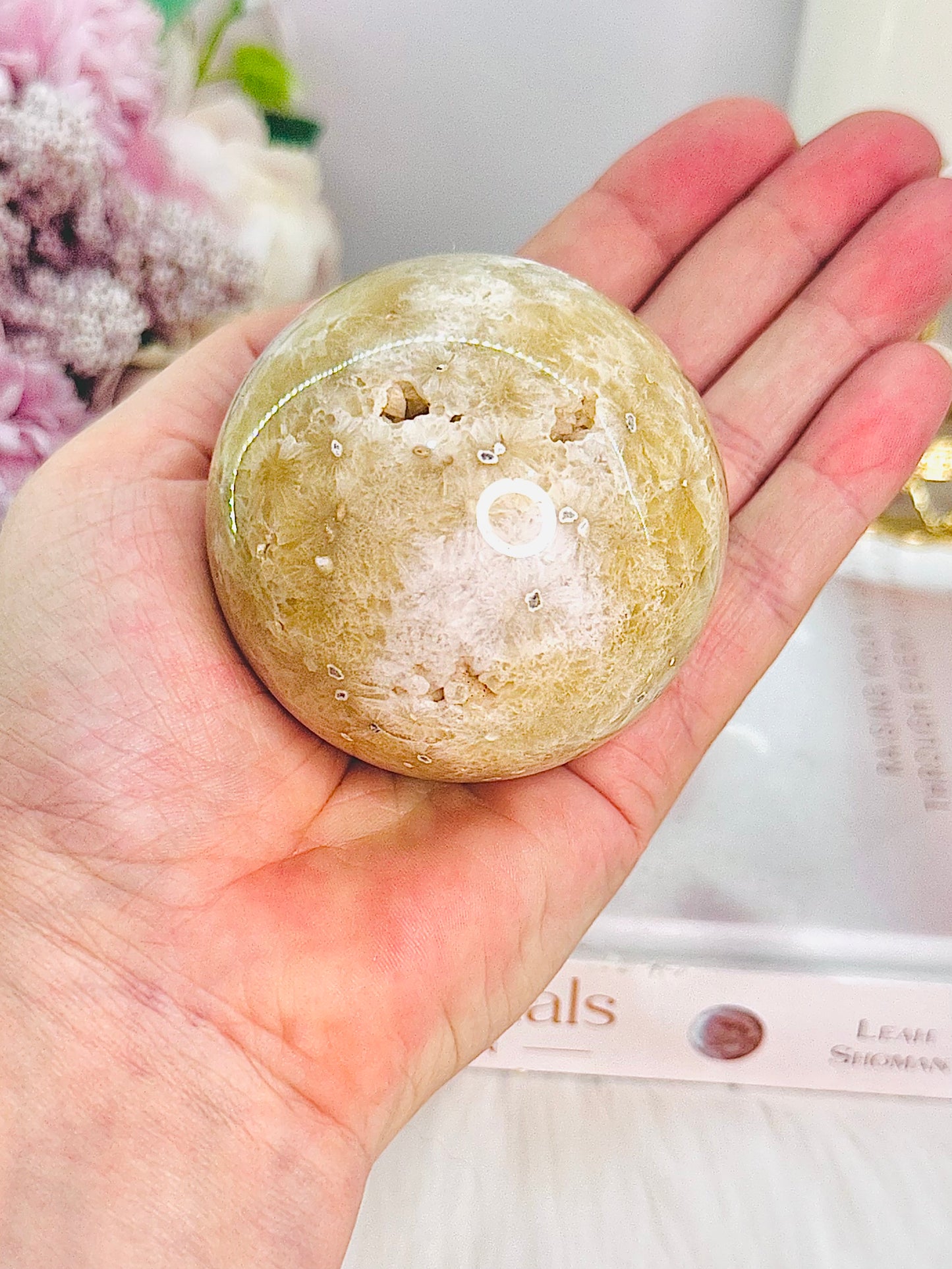 ⚜️ SALE ⚜️ Beautiful 329gram Druzy Pink Amethyst Sphere on Stand From Brazil