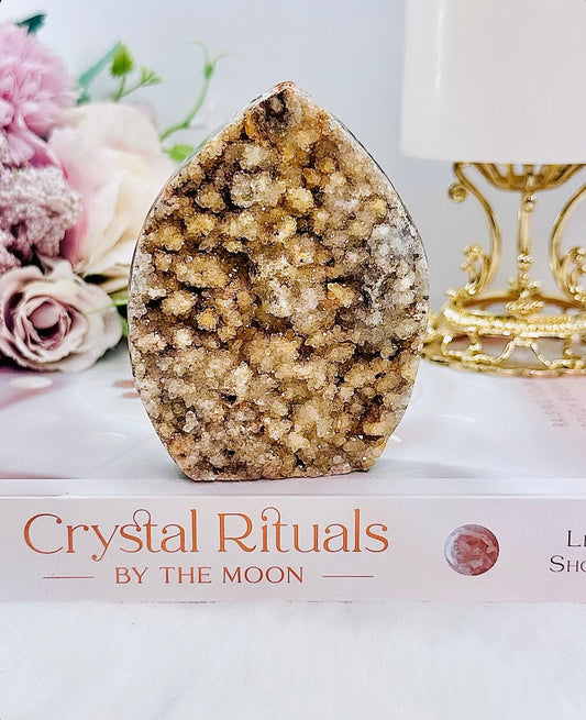 Unique Pink Amethyst Druzy Flame | Freeform From Brazil 9cm