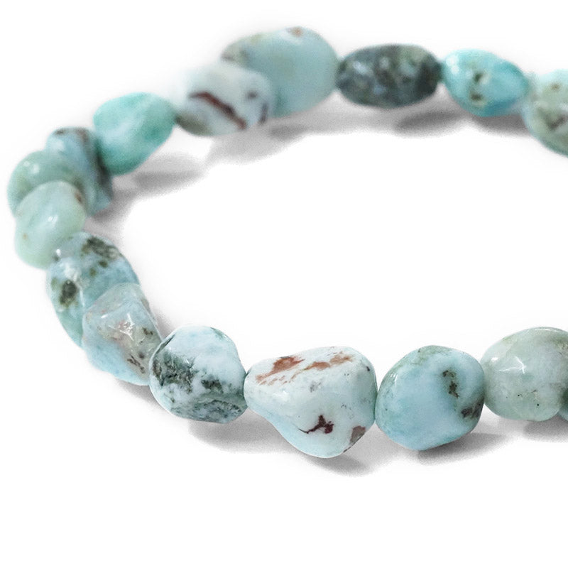 Natural Larimar Bracelet in Gift Bag
