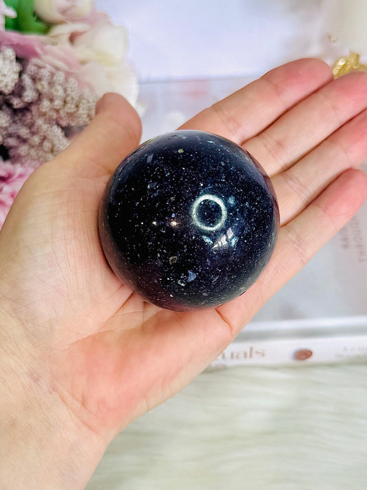 Purple Lepidolite | Mica Sphere On Stand 271grams