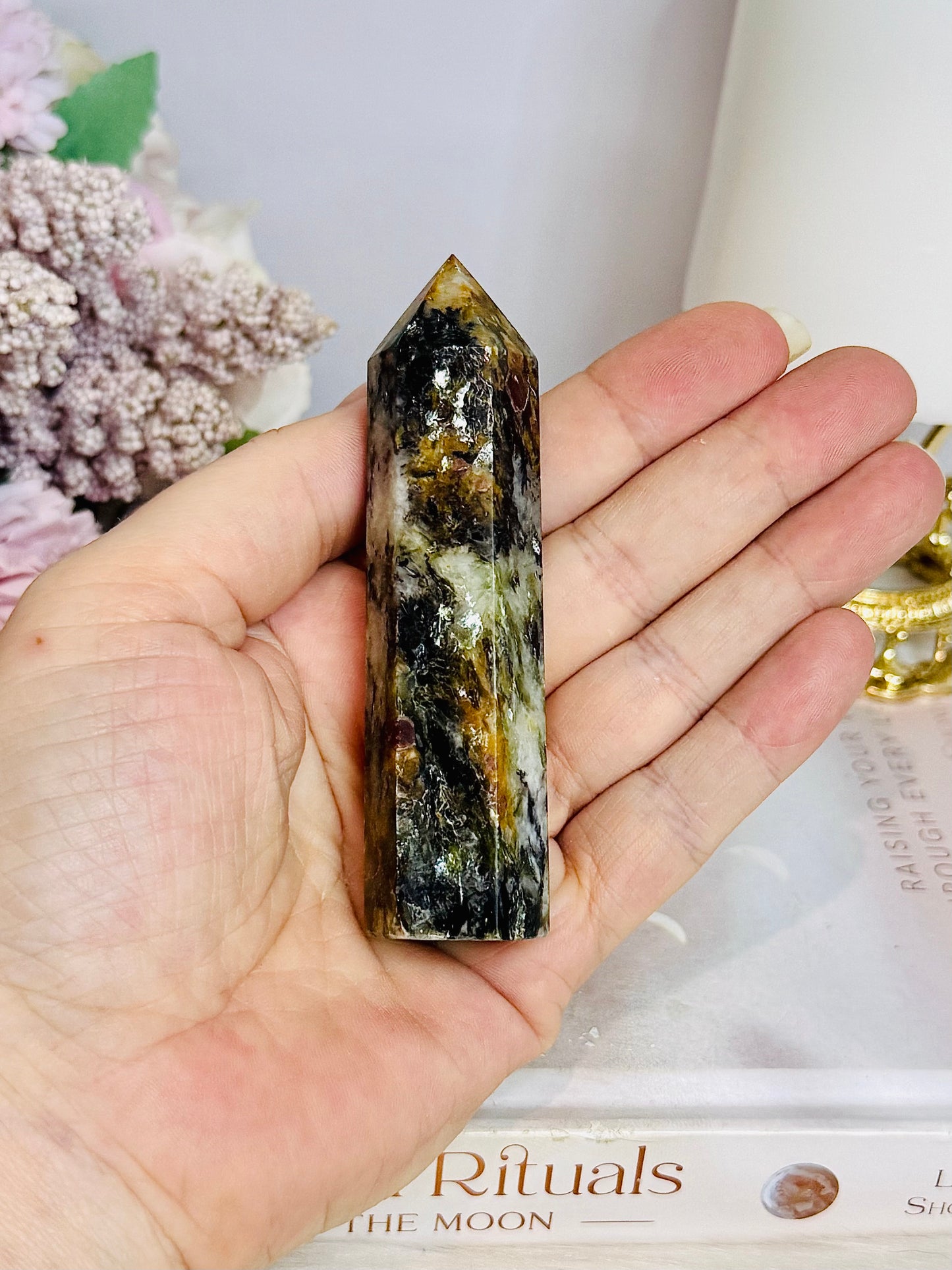 Mixed Mica Tower 9.5cm