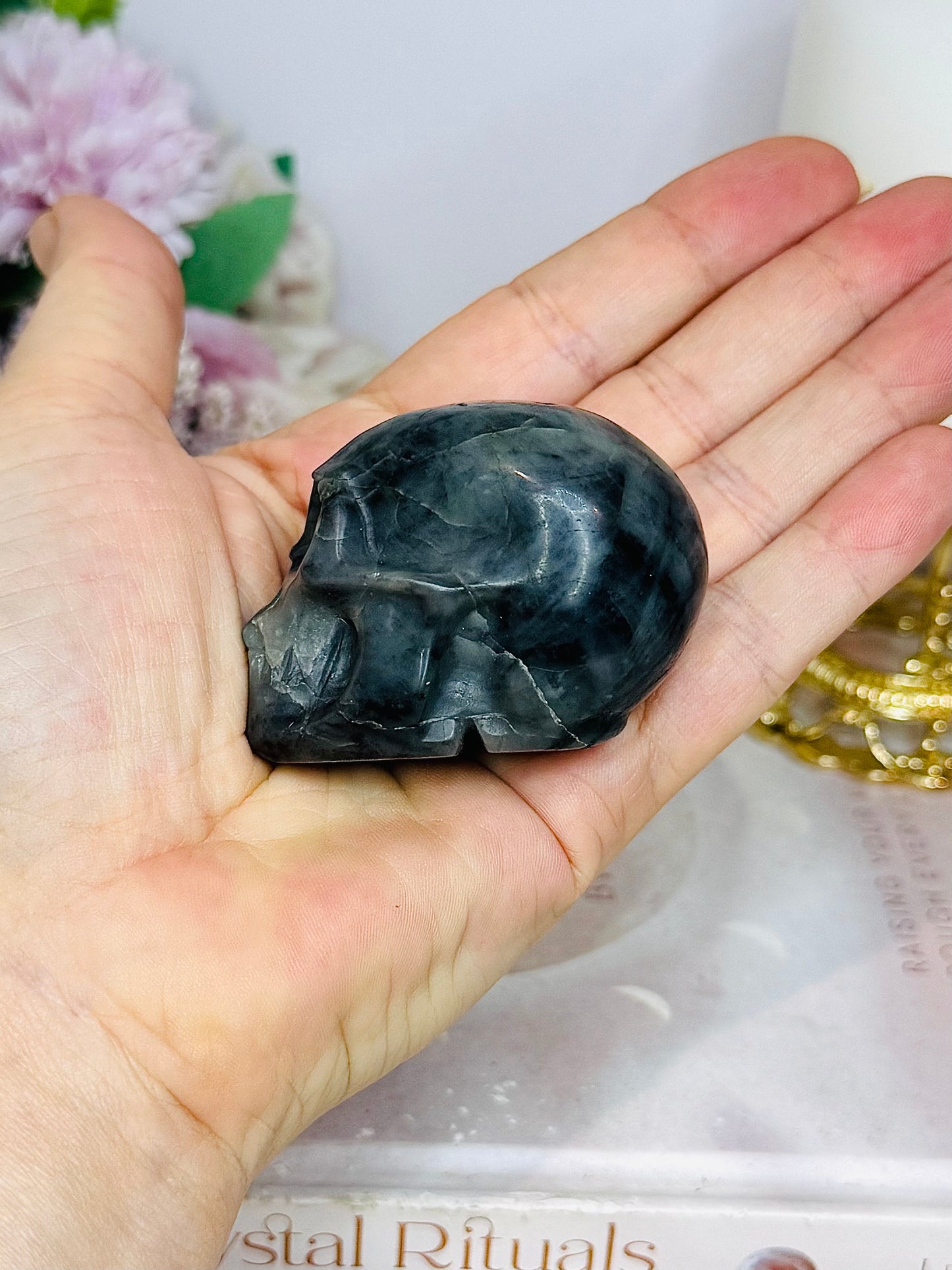 Small Jasper Carved Skull 5.5cm