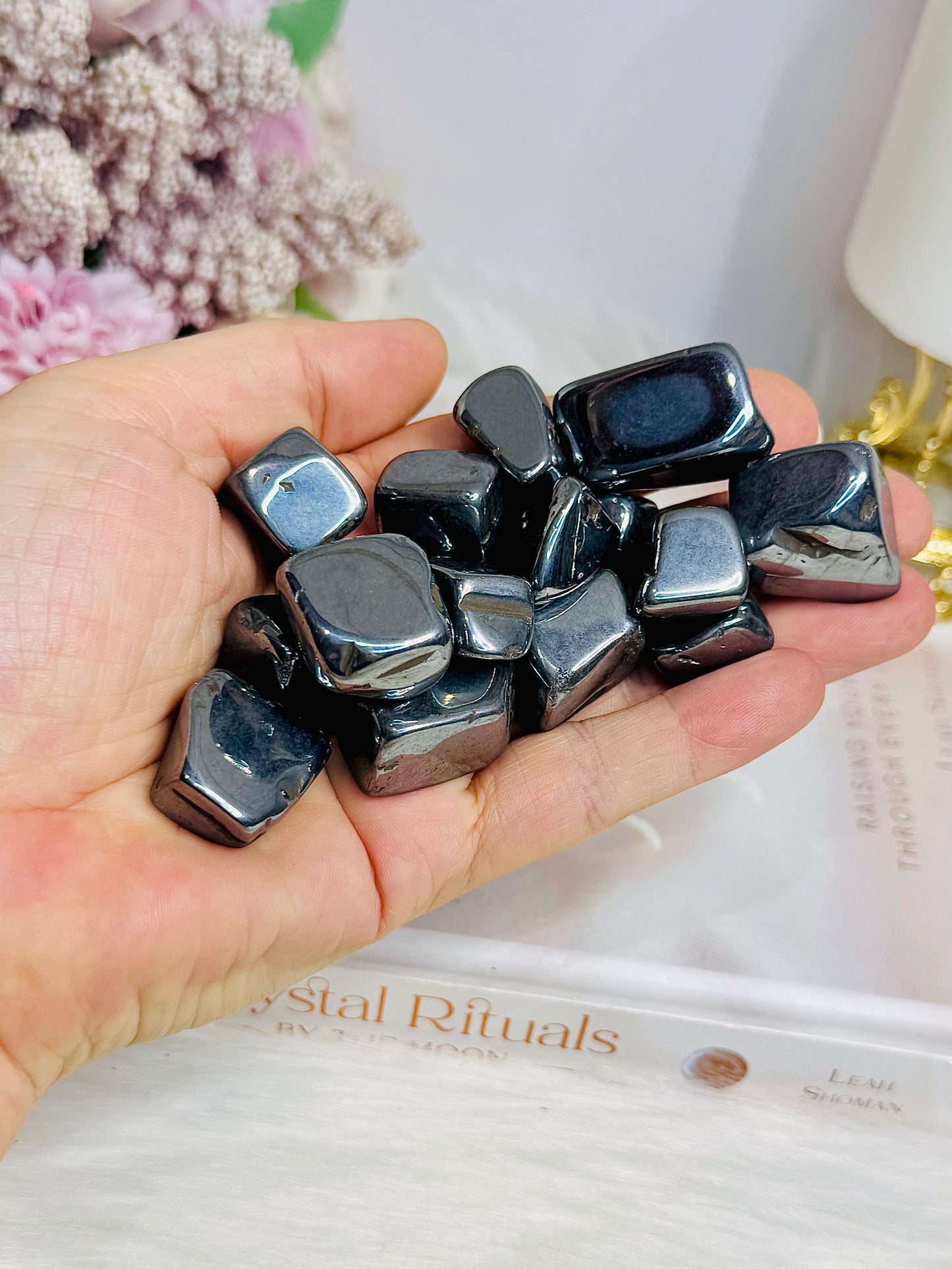 Calm | Stability ~ Hematite Tumbles $4 each x