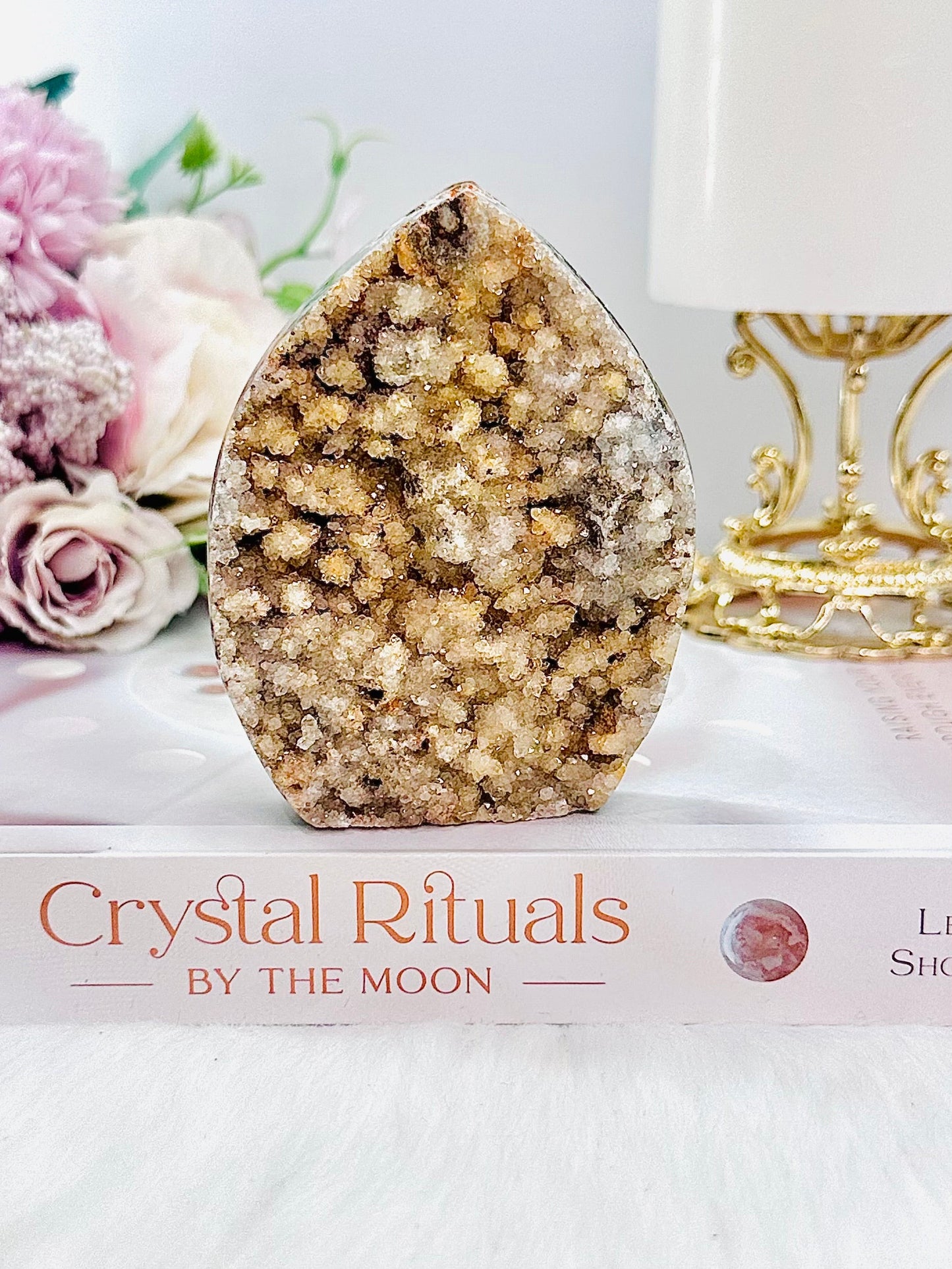 Unique Pink Amethyst Druzy Flame | Freeform From Brazil 9cm