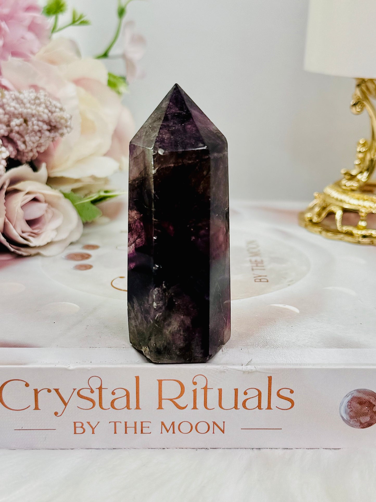 Purple Fluorite Tower 7.5cm
