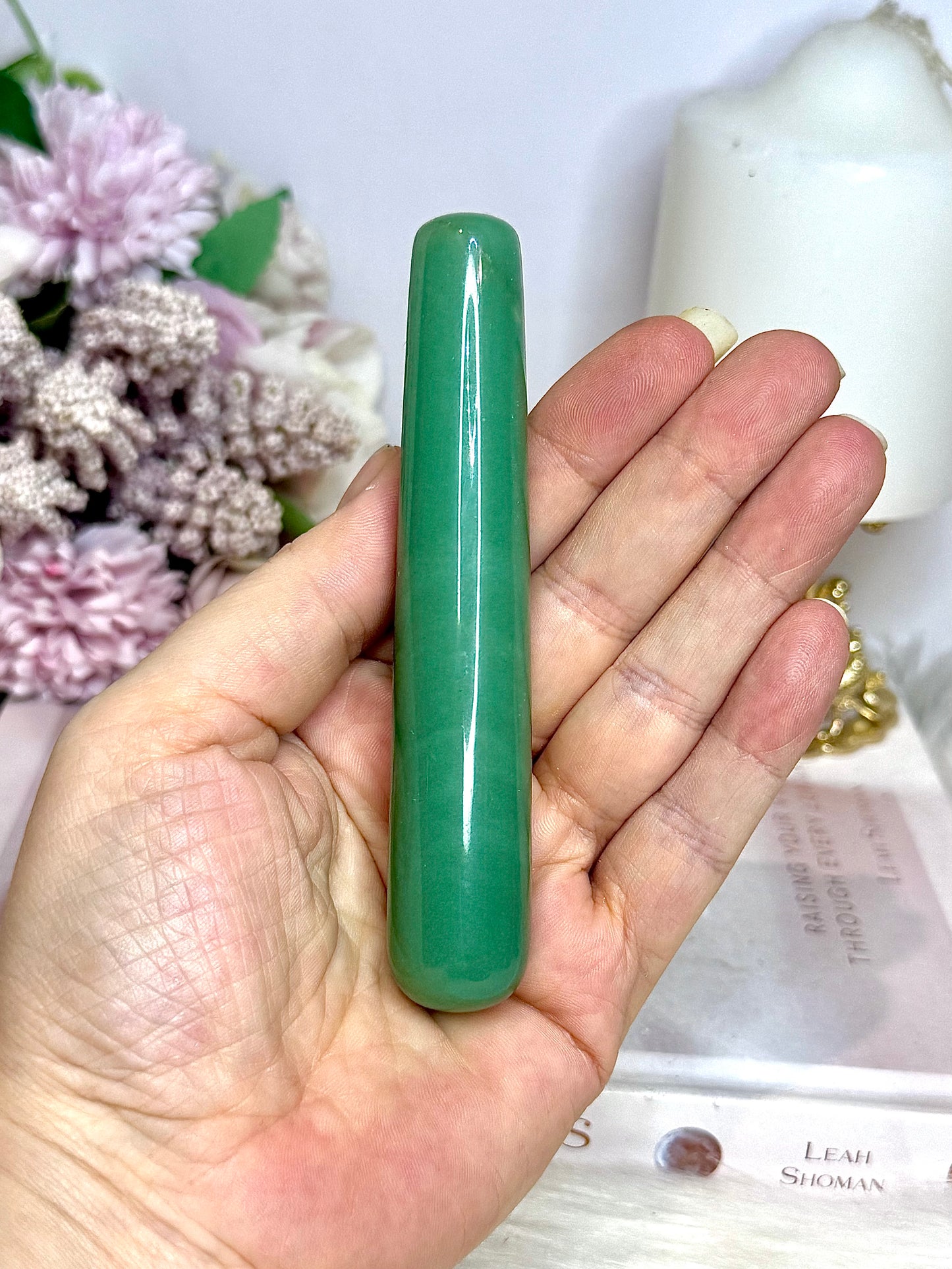 Green Aventurine Massage Wand 11cm