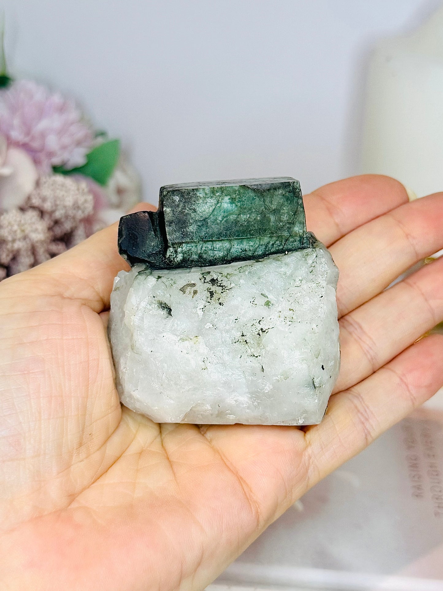 Natural Emerald Specimen on Matrix 171g