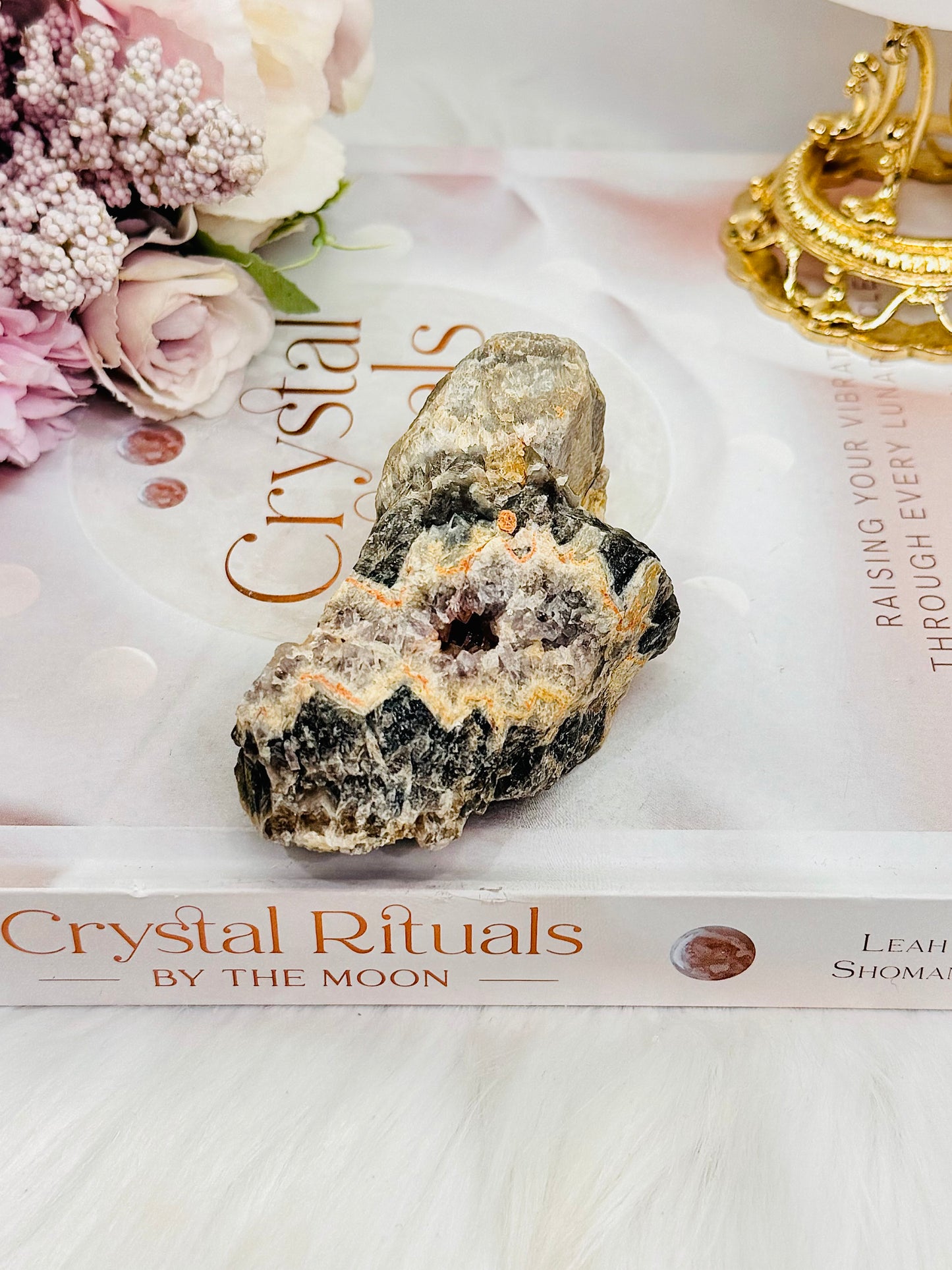 ⚜️ SALE ⚜️ Chevron Amethyst Raw Natural Stone 9cm