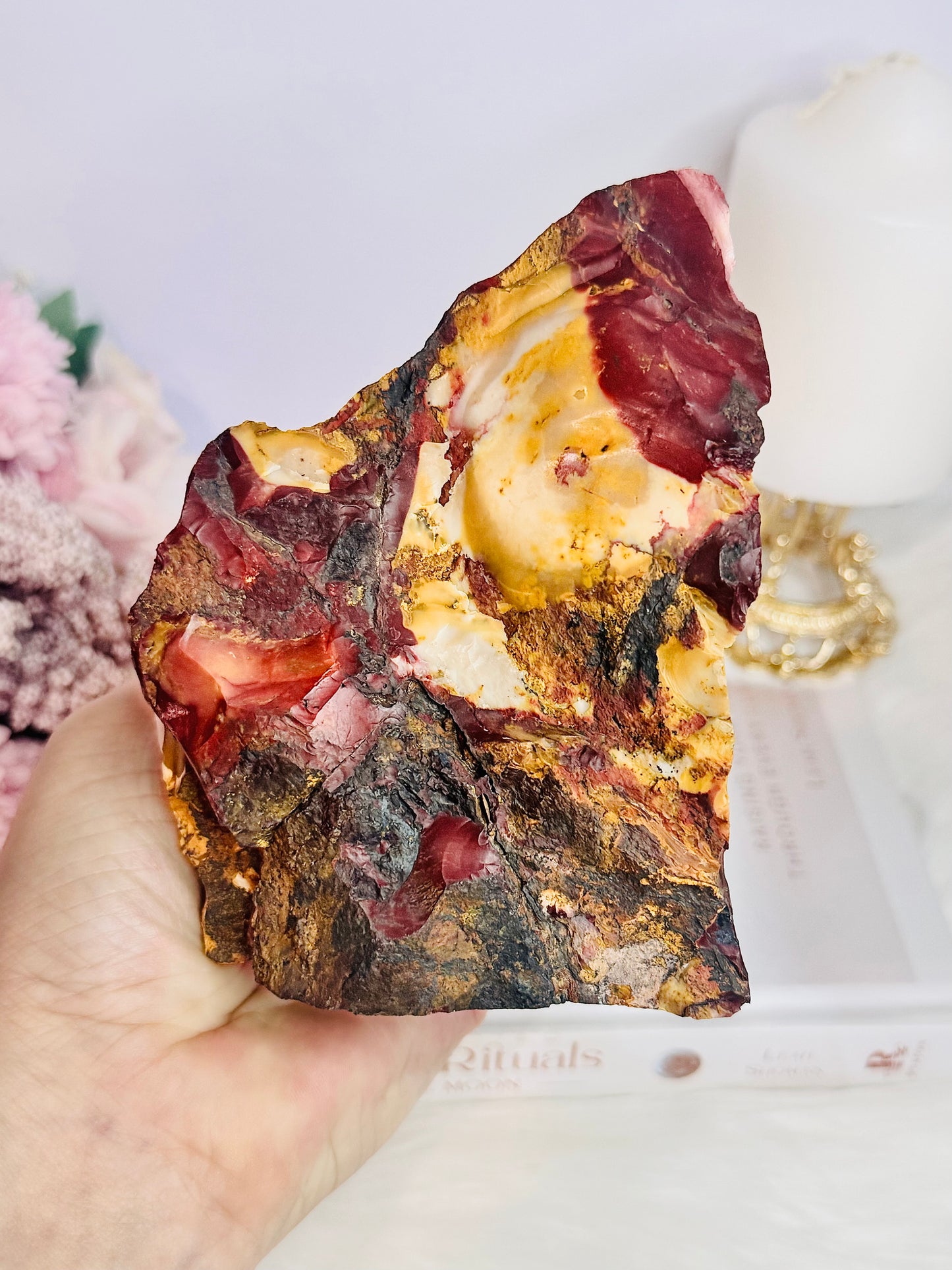 Large 949gram Natural Mookaite Jasper Freeform