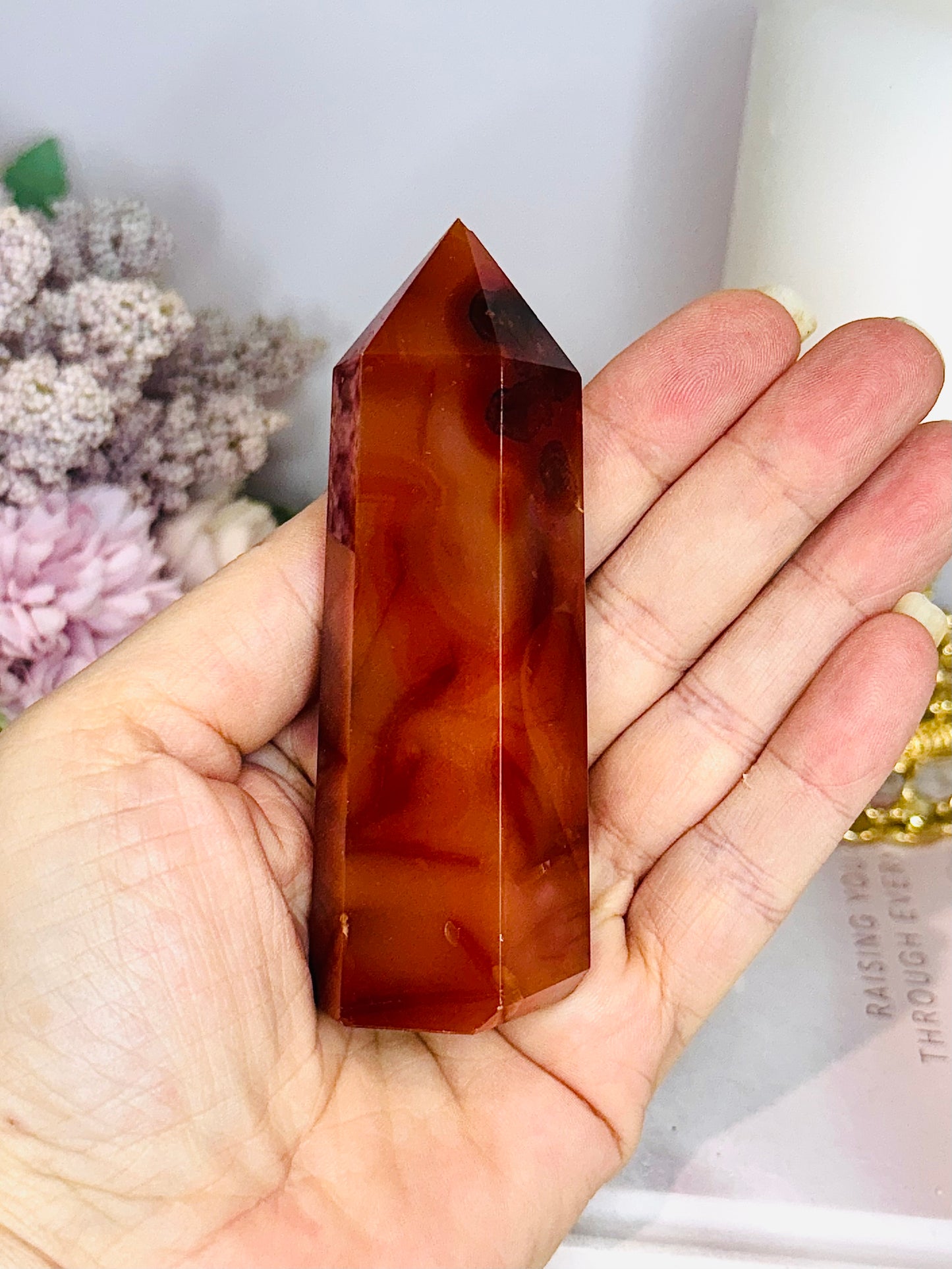 Carnelian Tower 9.5cm