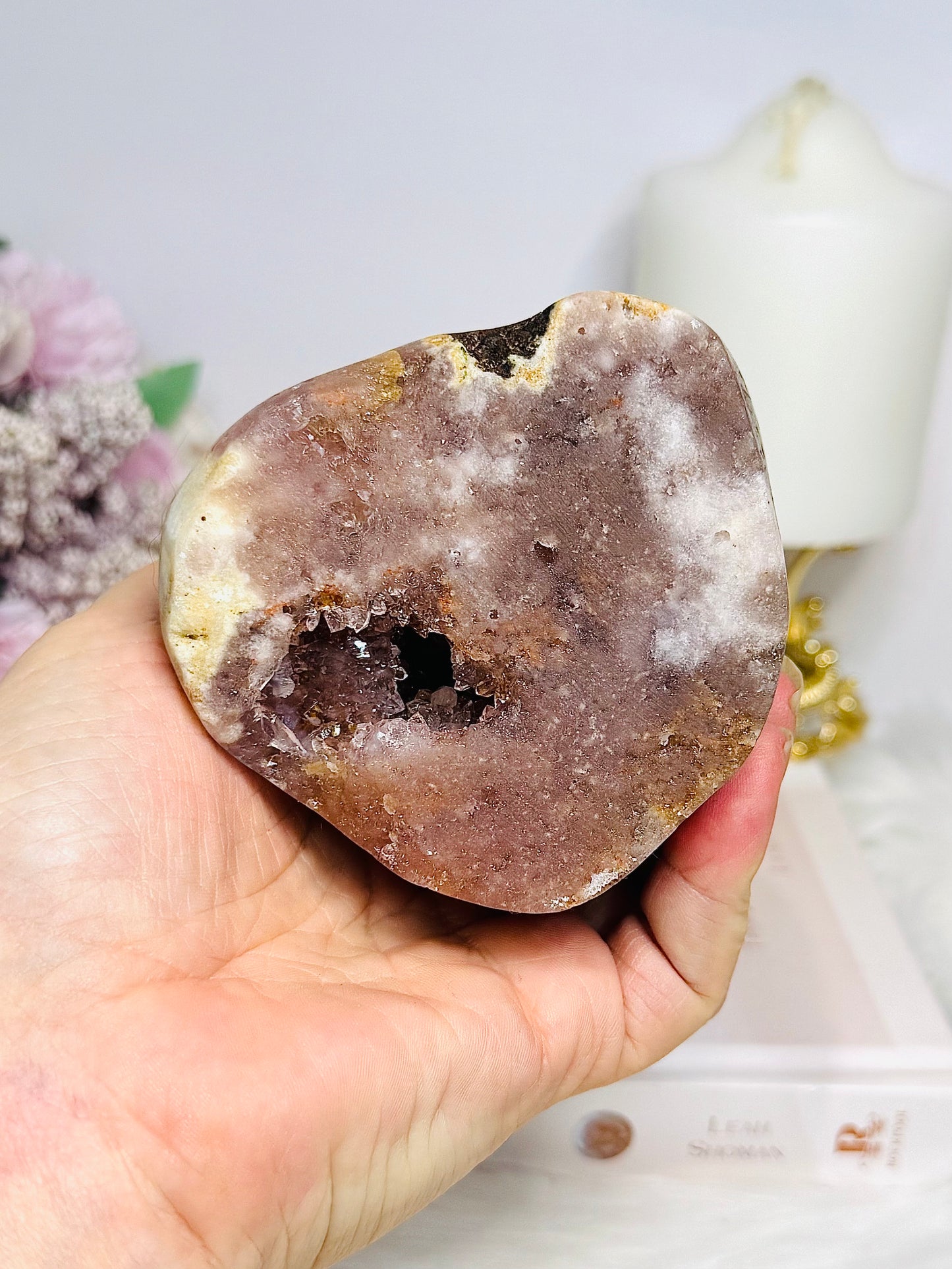 Large Pink Amethyst Druzy Freeform 10cm 788g