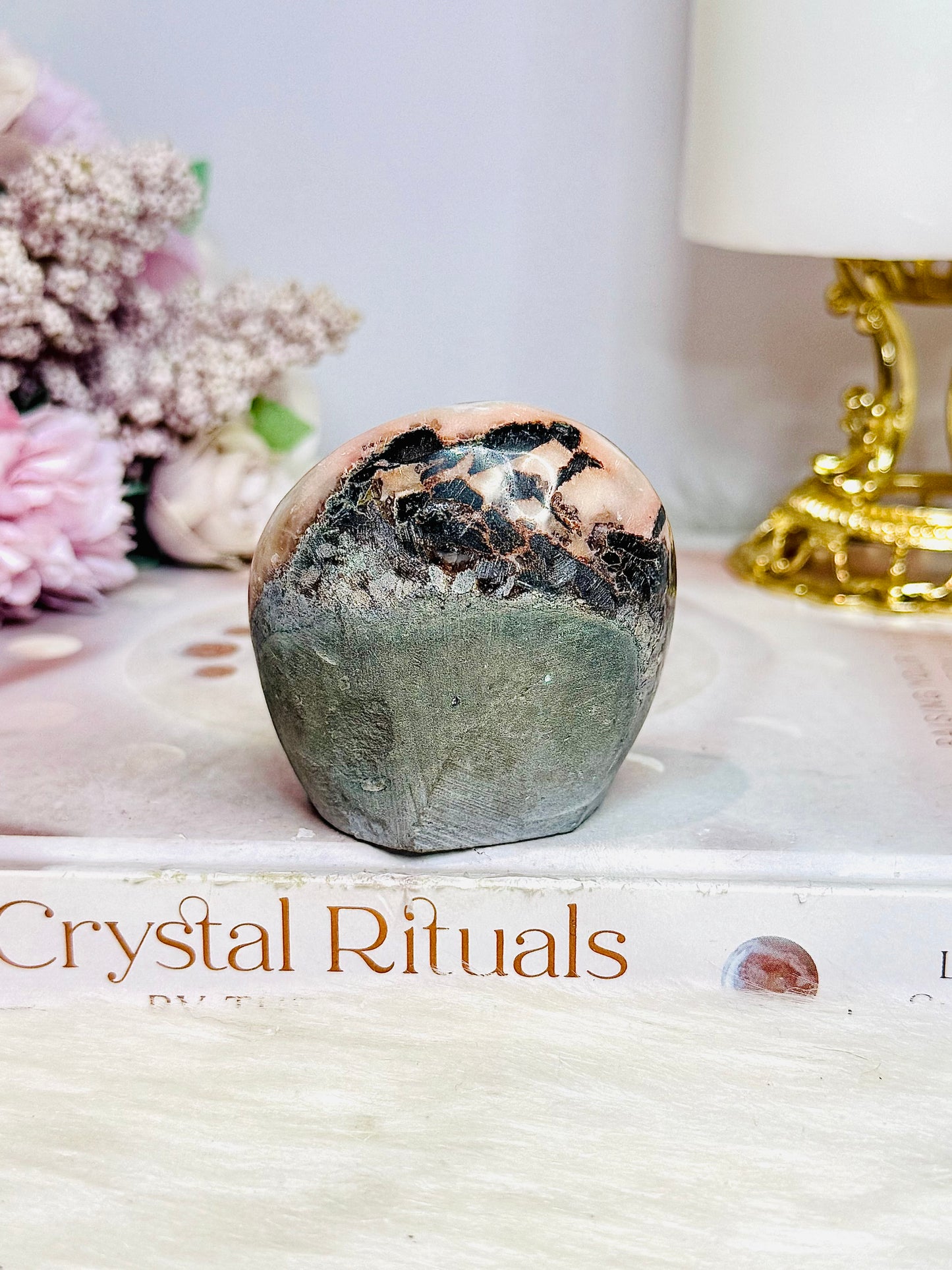 Druzy Agate Geode Base Cut Cluster 160g