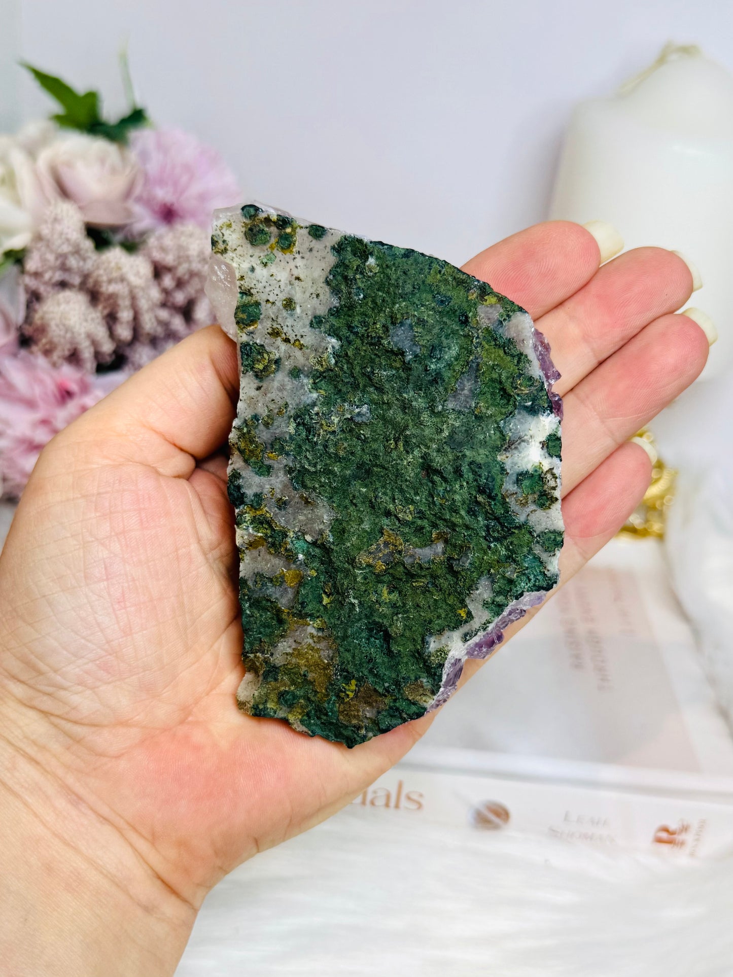 High Grade Amethyst Cluster Specimen 10.5cm On Stand