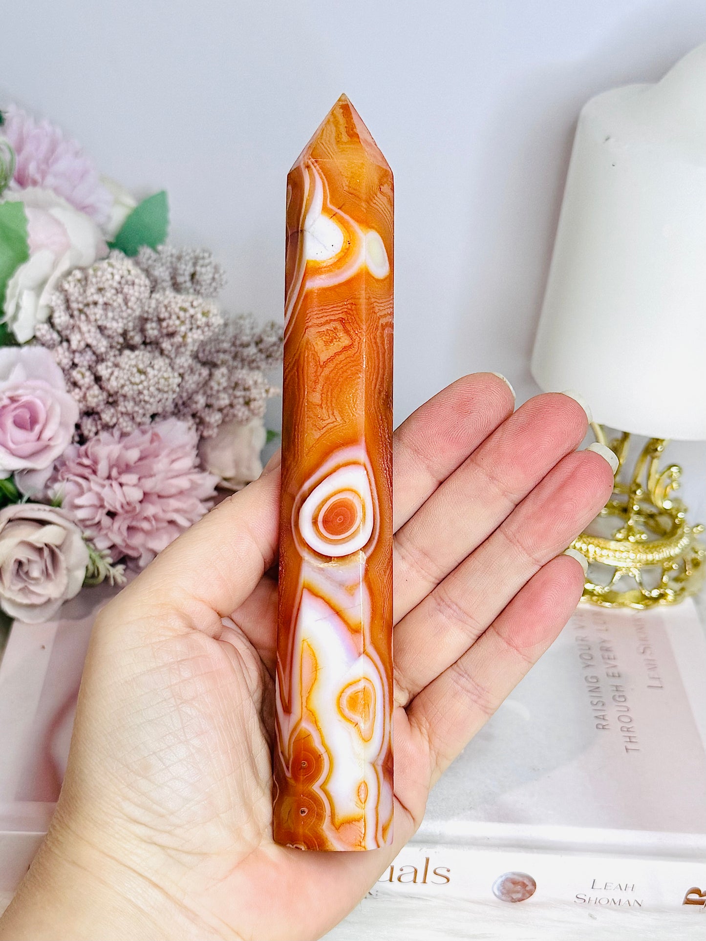Carnelian Tower 17cm
