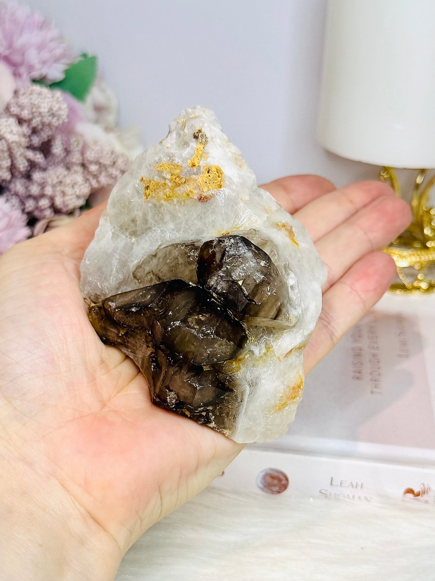 Natural Elestial Alligator Quartz Specimen 340g