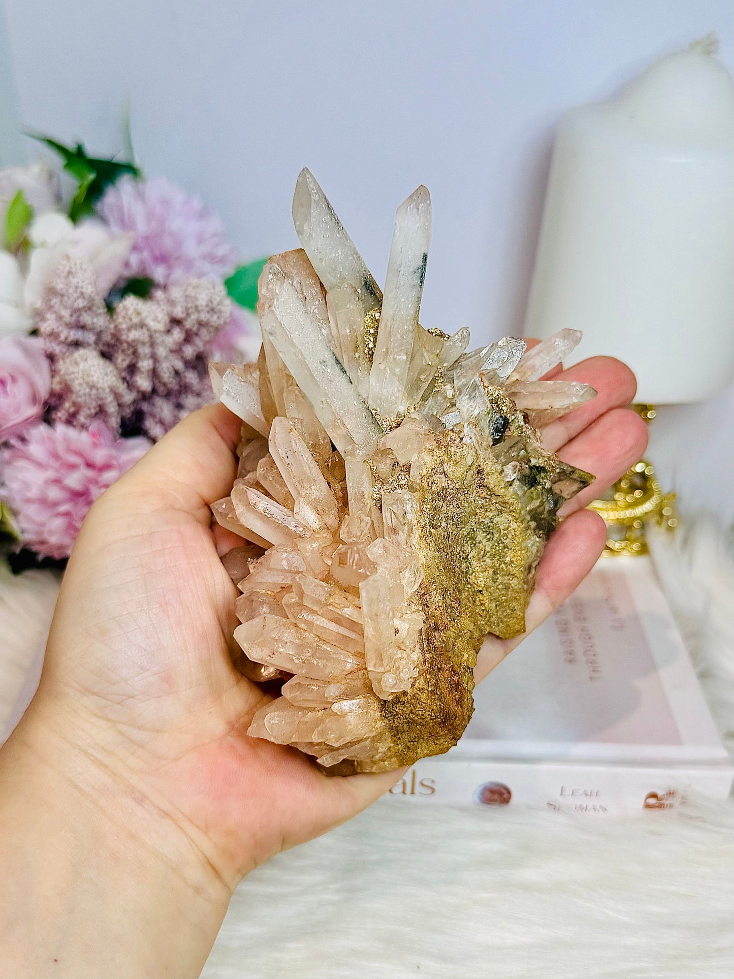 Natural Large Himalayan Quartz Cluster 475g