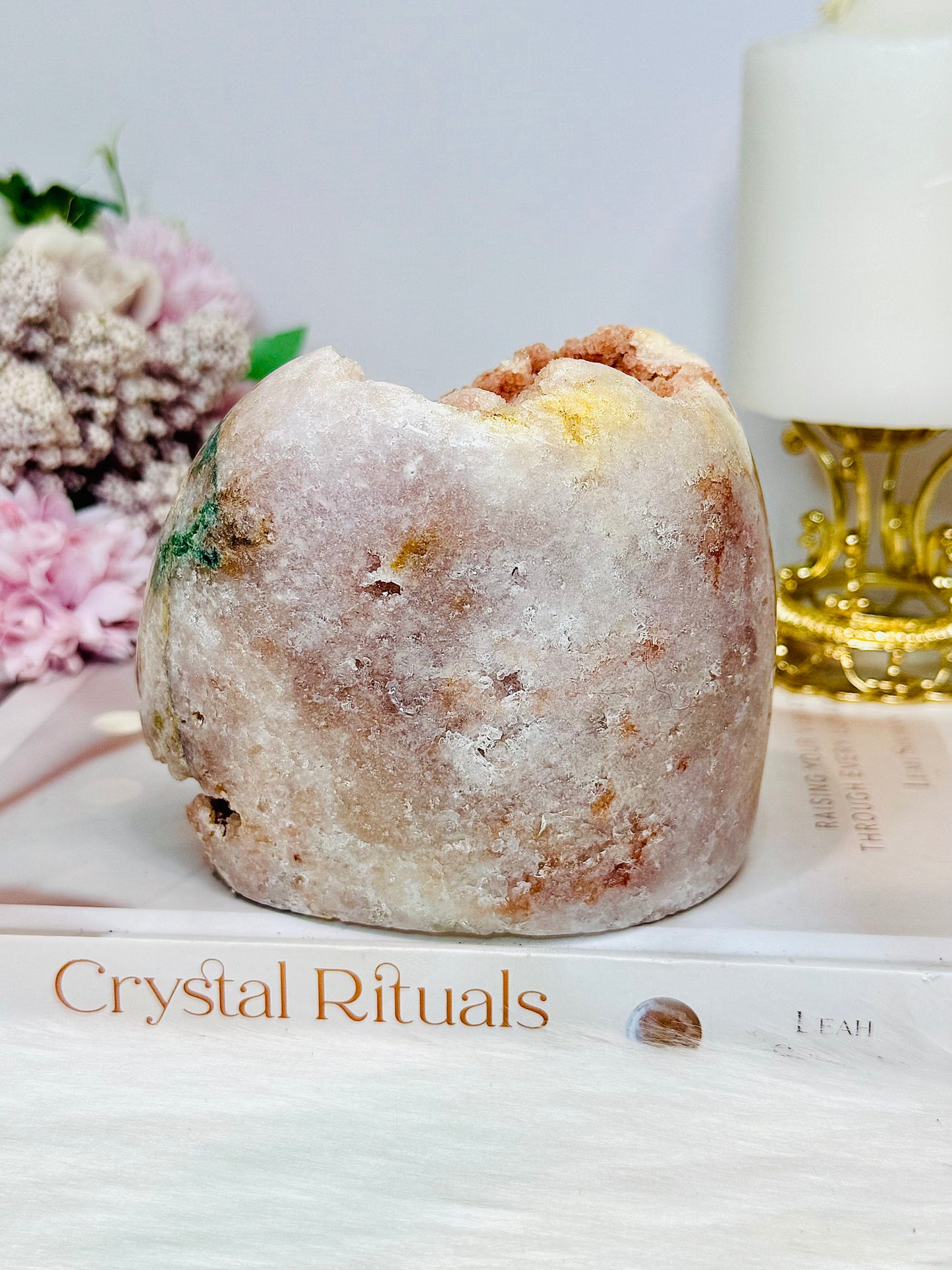Large Pink Amethyst Druzy Freeform 1.08KG 10cm