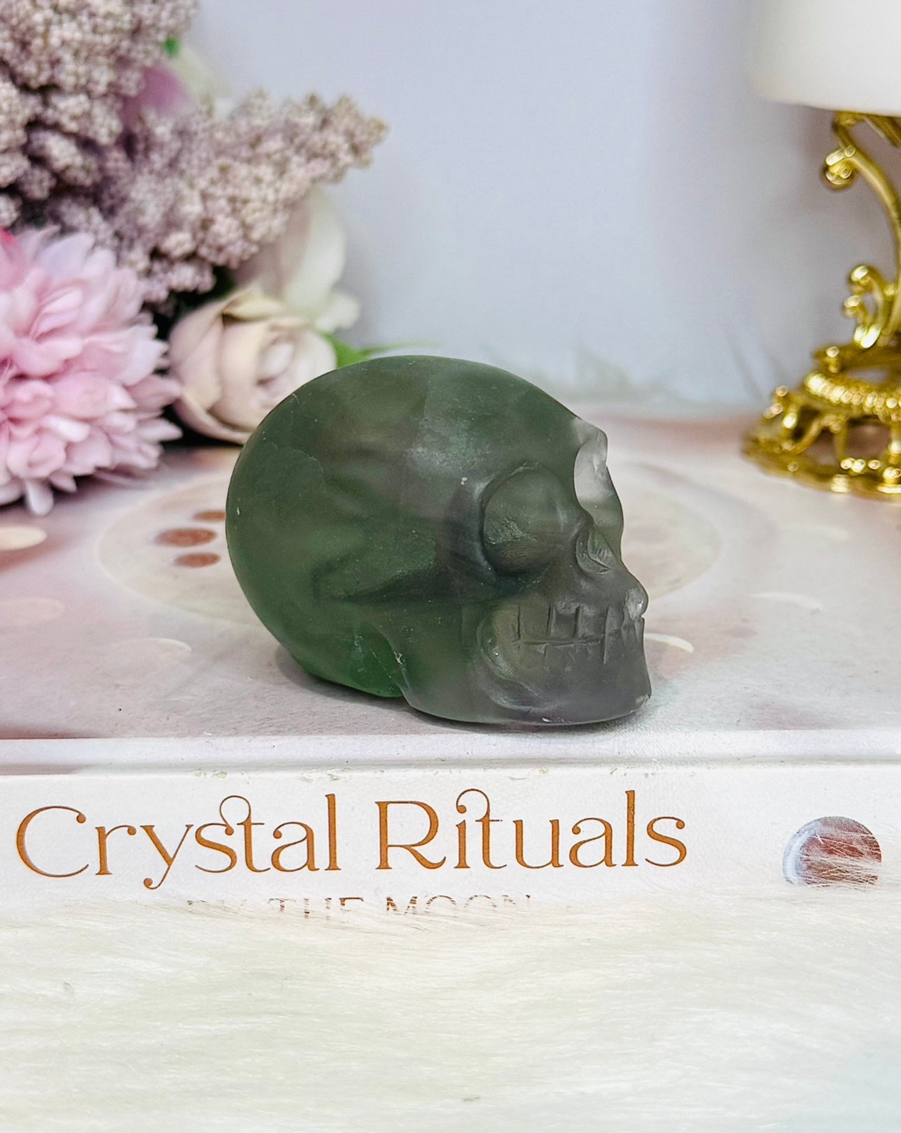Purple & Green Fluorite Skull