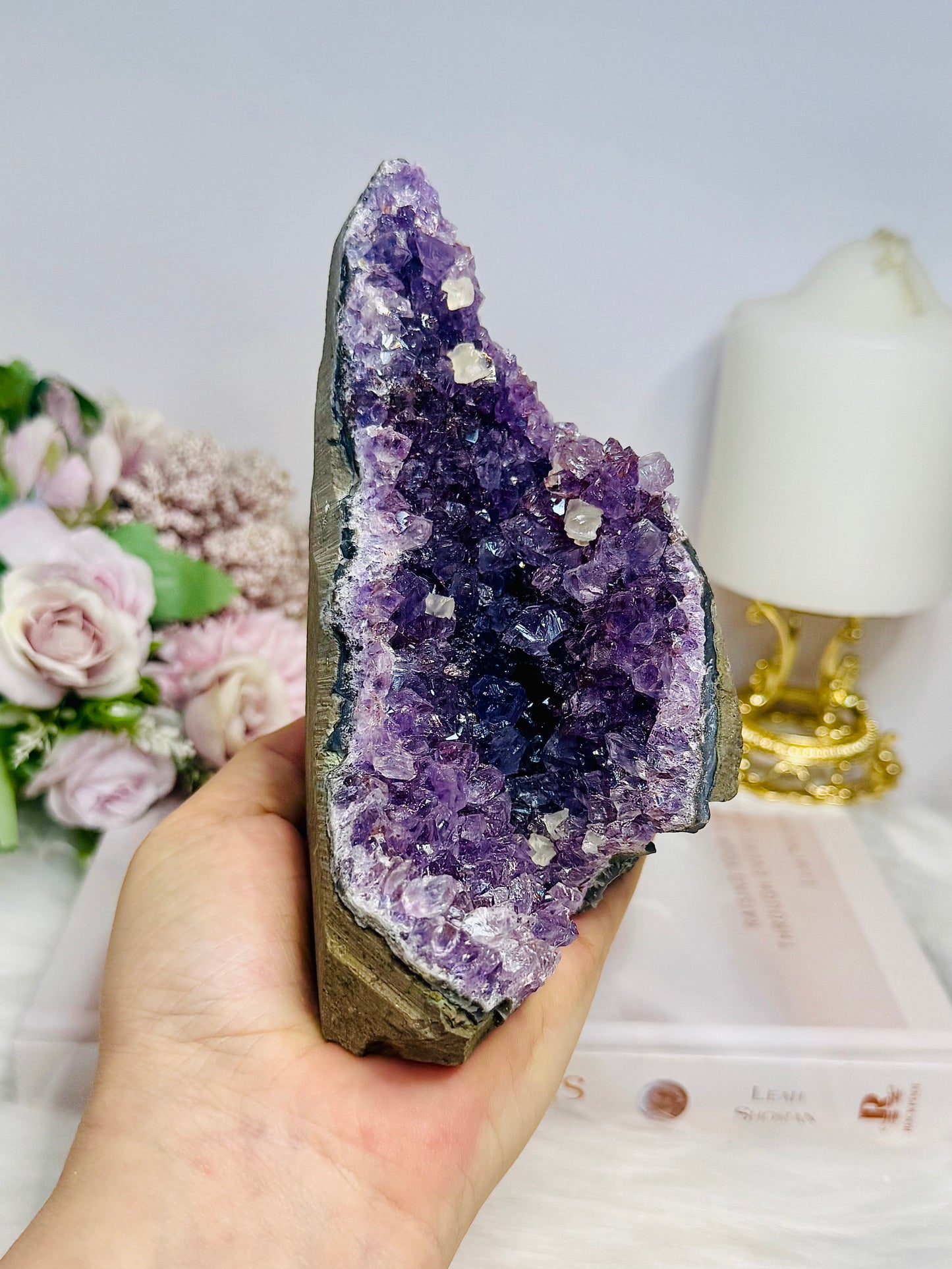 Natural Amethyst Base Cut Cluster 13cm 702g