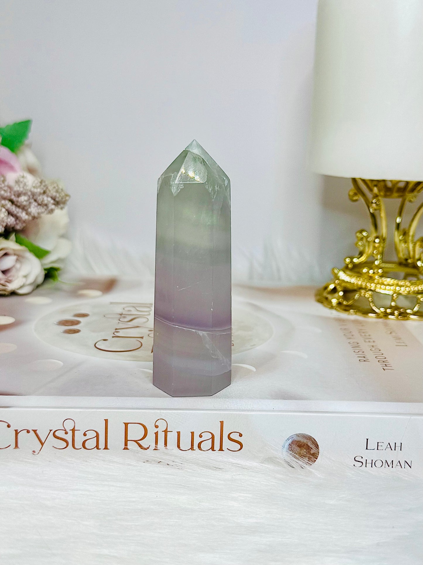 Pastel Fluorite Tower | Point 8cm