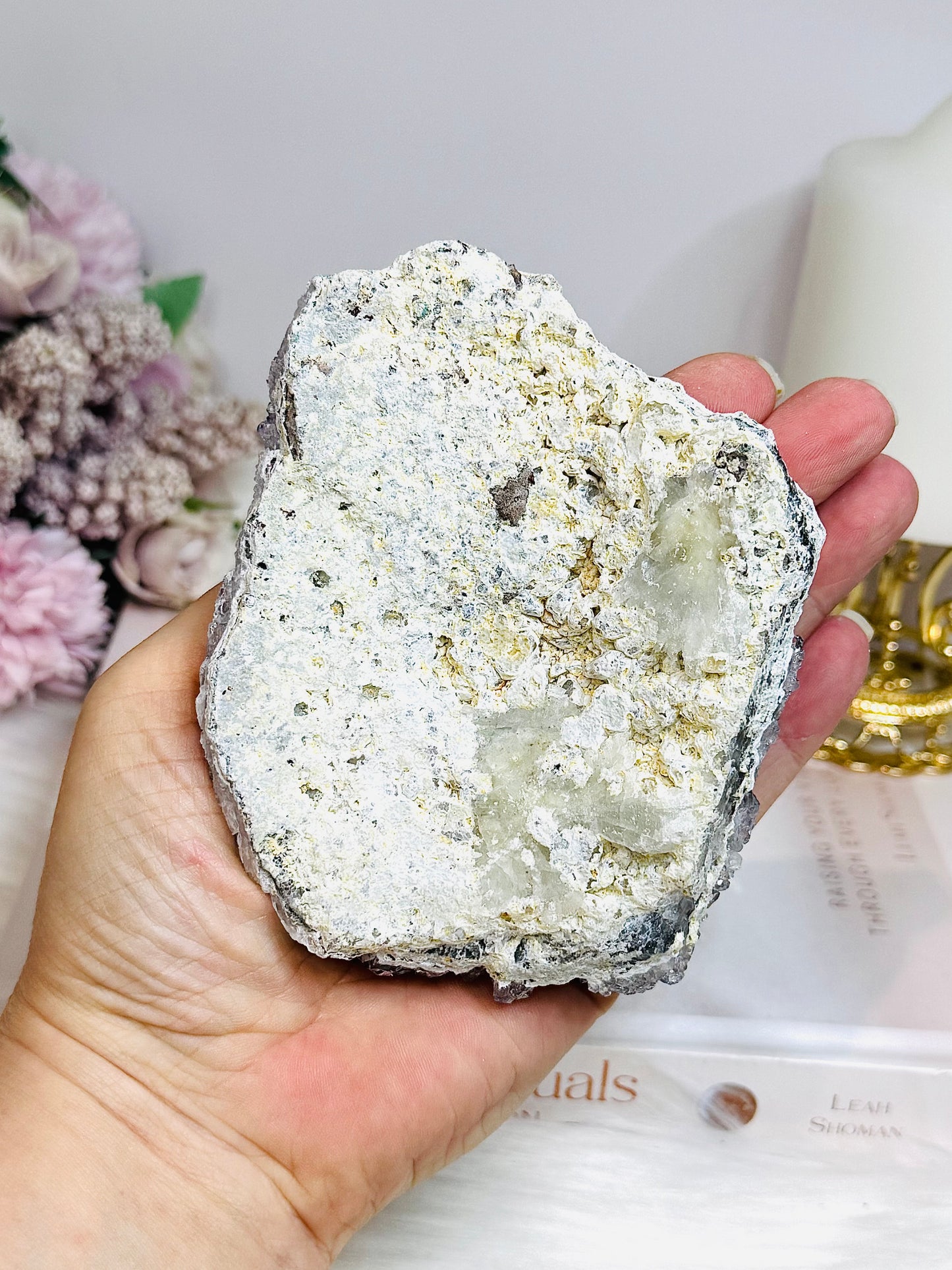 Natural Zeolite Slab on Stand 11.5cm