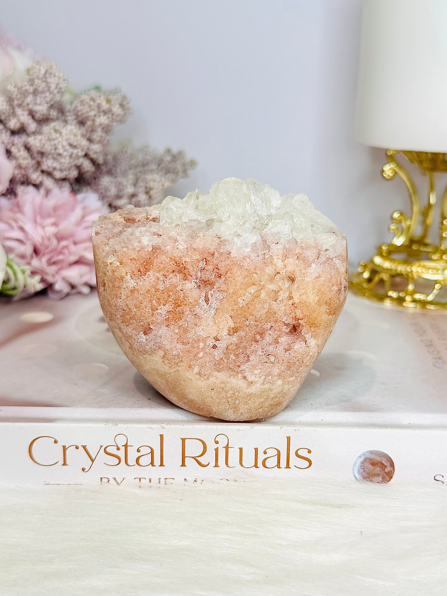 Pink Amethyst Druzy Freeform 269g