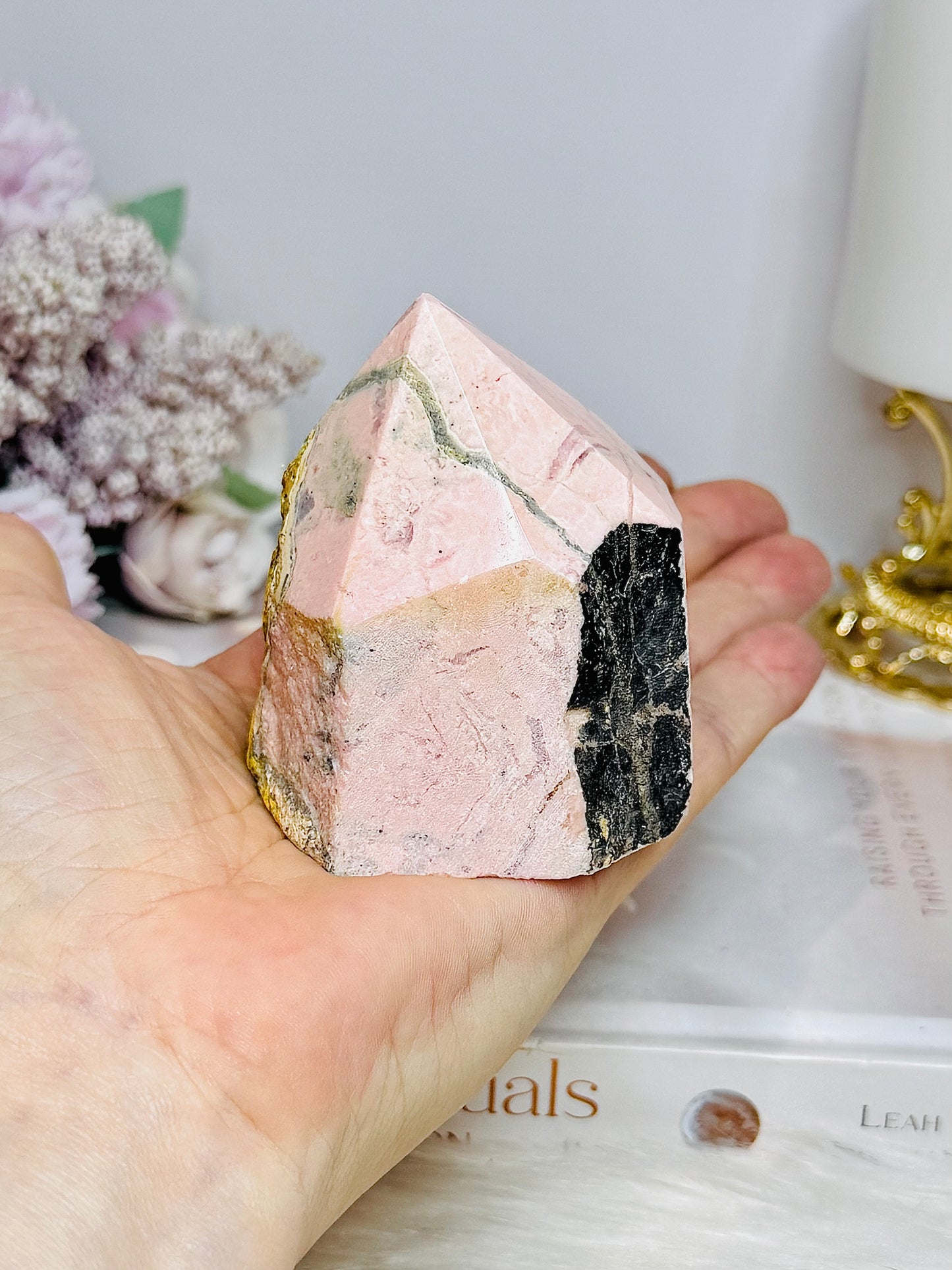 Rhodochrosite Raw & Polished Point 347g