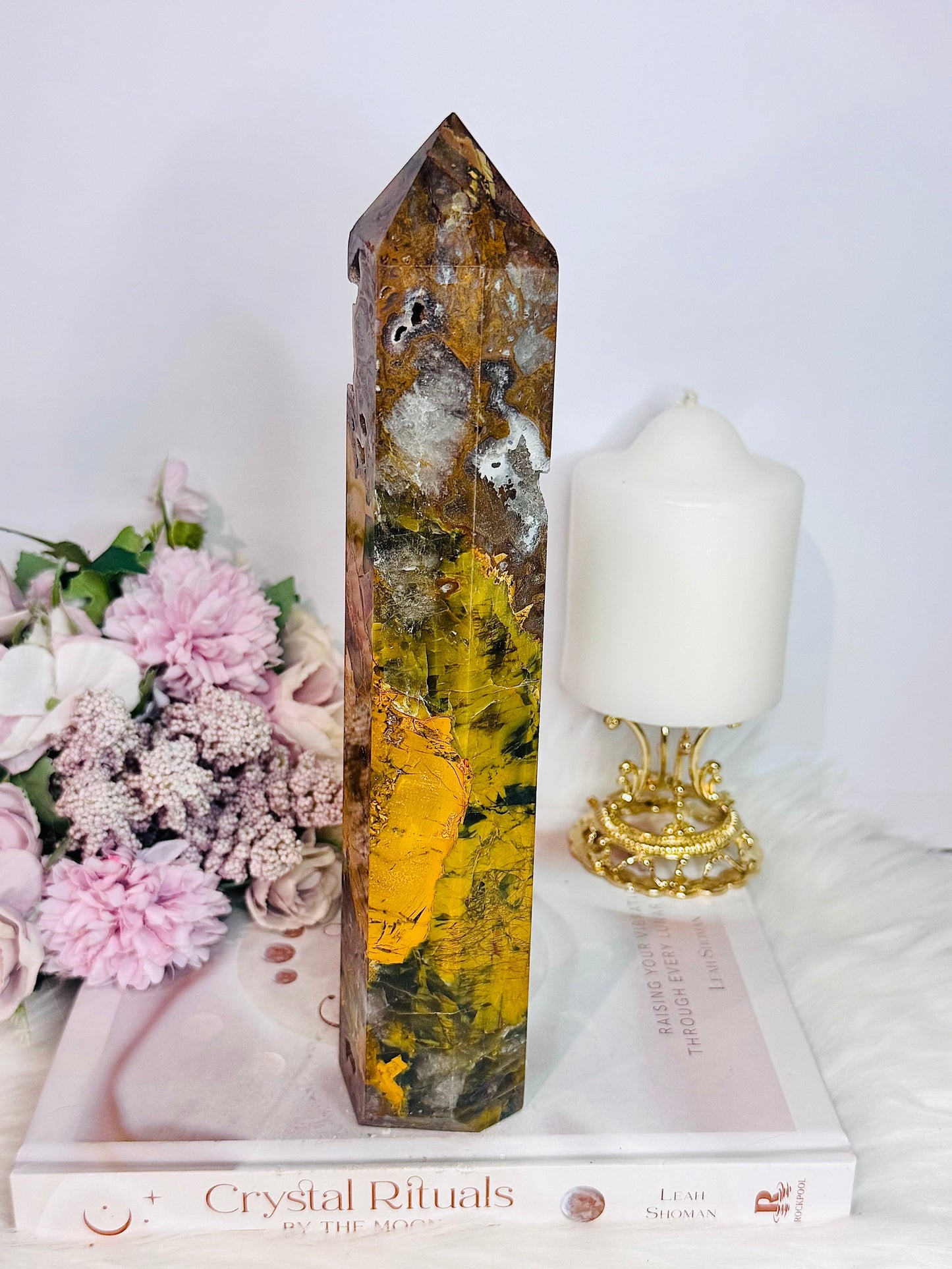 Large Chunky 25cm 918gram Pietersite Druzy Tower