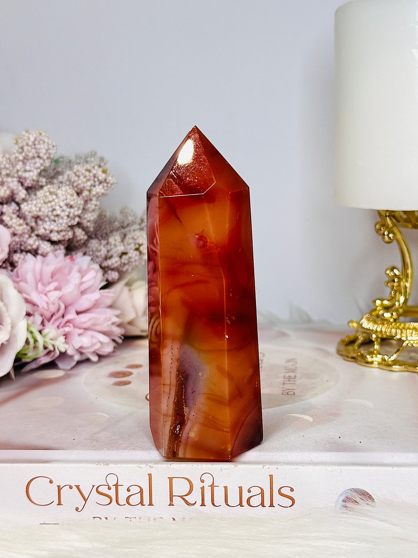 Carnelian Tower 9.5cm