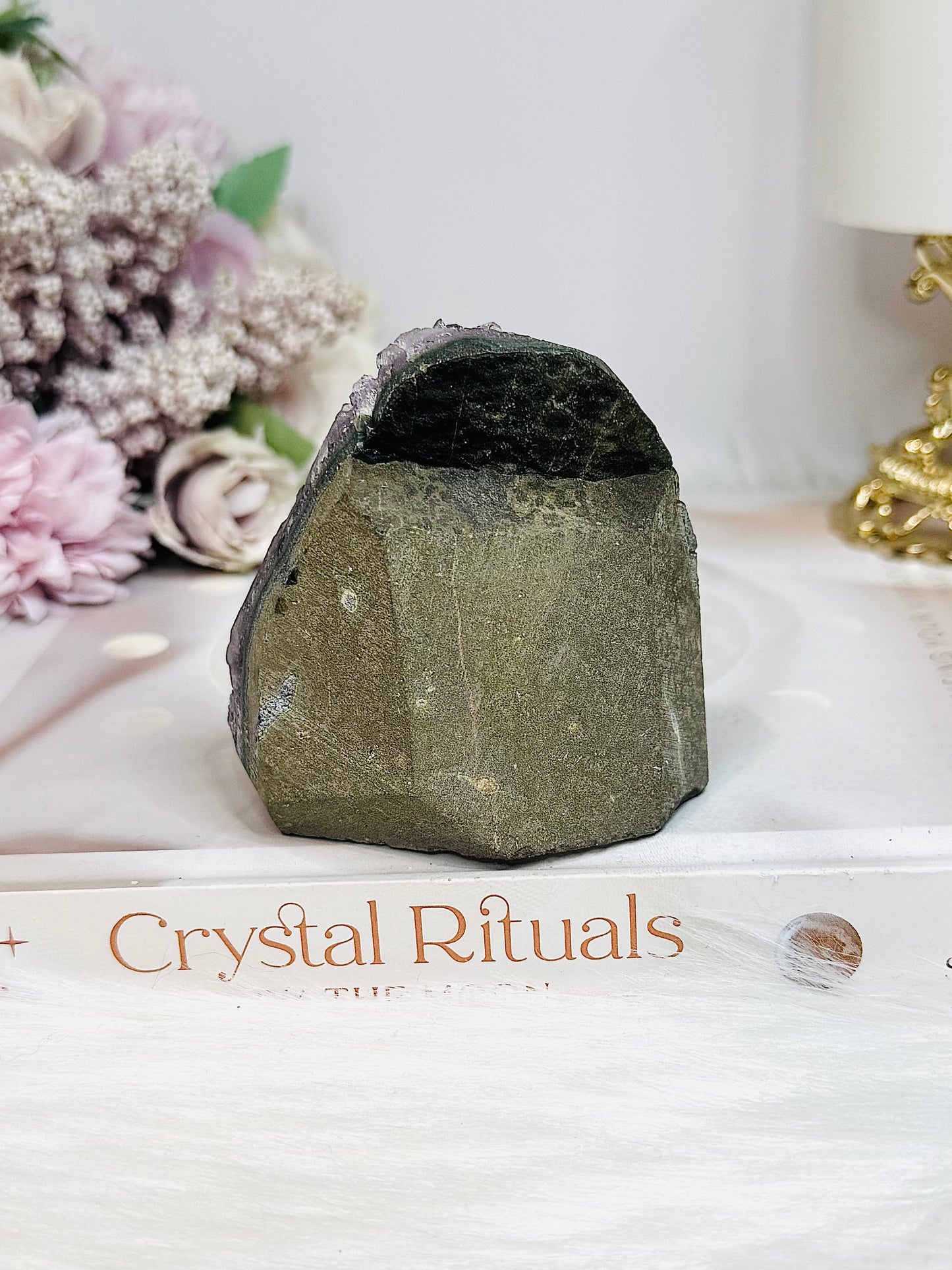 Amethyst Base Cut Cluster 7cm 282g