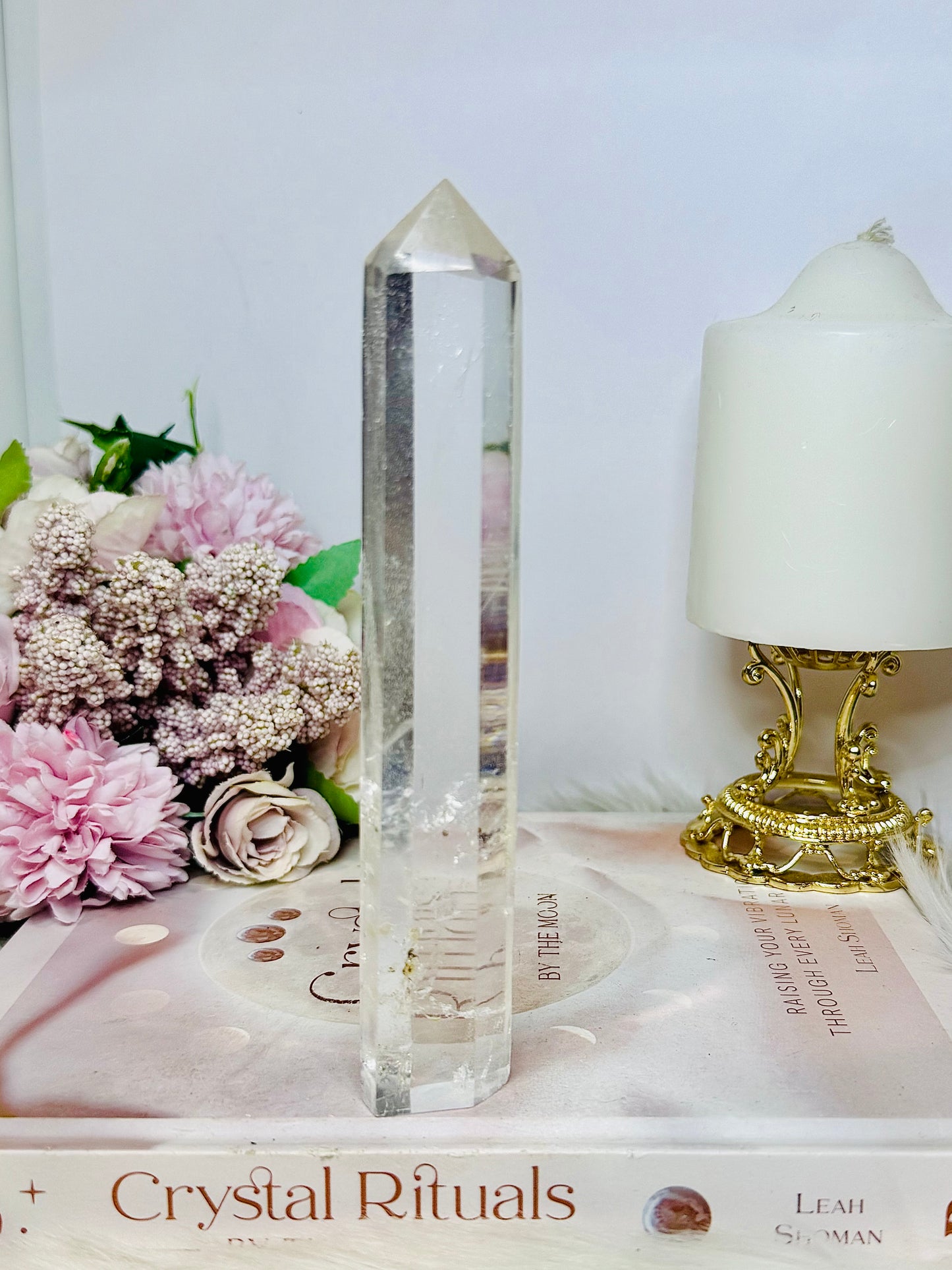 High Grade Clear Quartz Tower 16cm