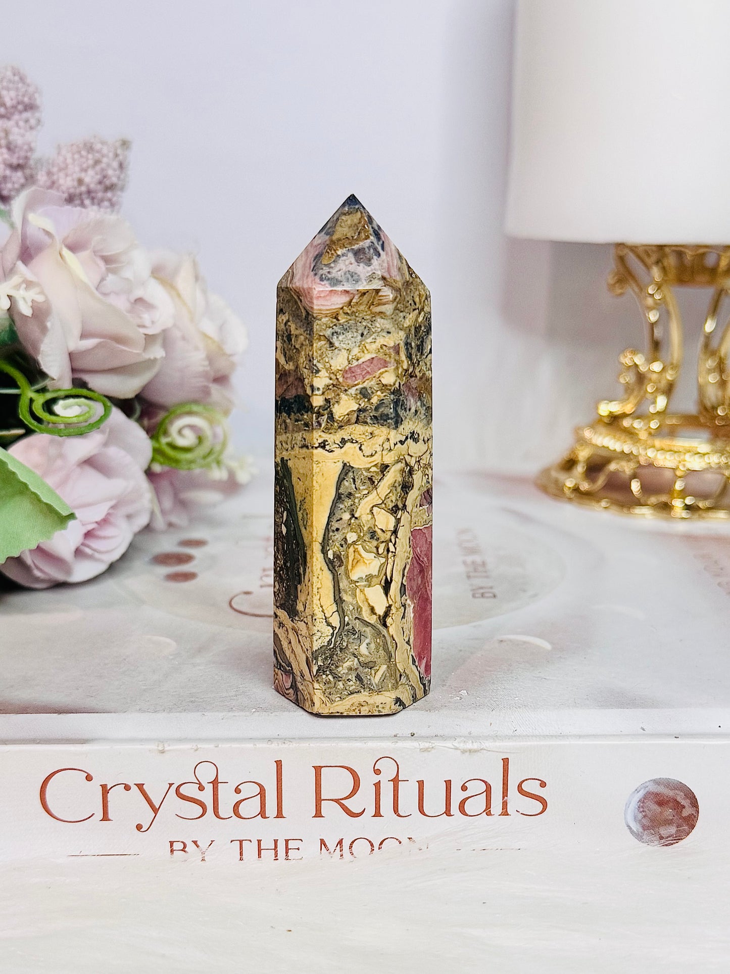 Natural Chunky 8cm Rhodochrosite Tower