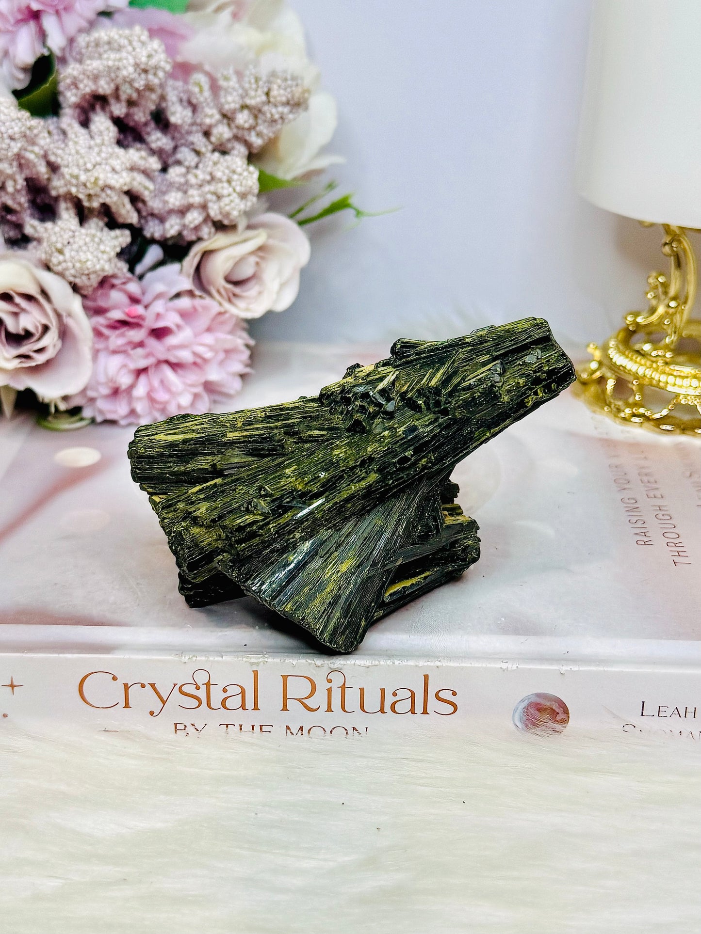 Natural Green Tourmaline Specimen 237g