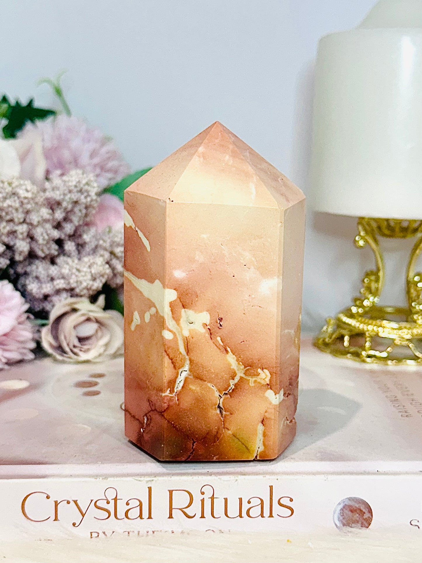 High Grade Chunky Mookaite Jasper Tower 10cm 410g