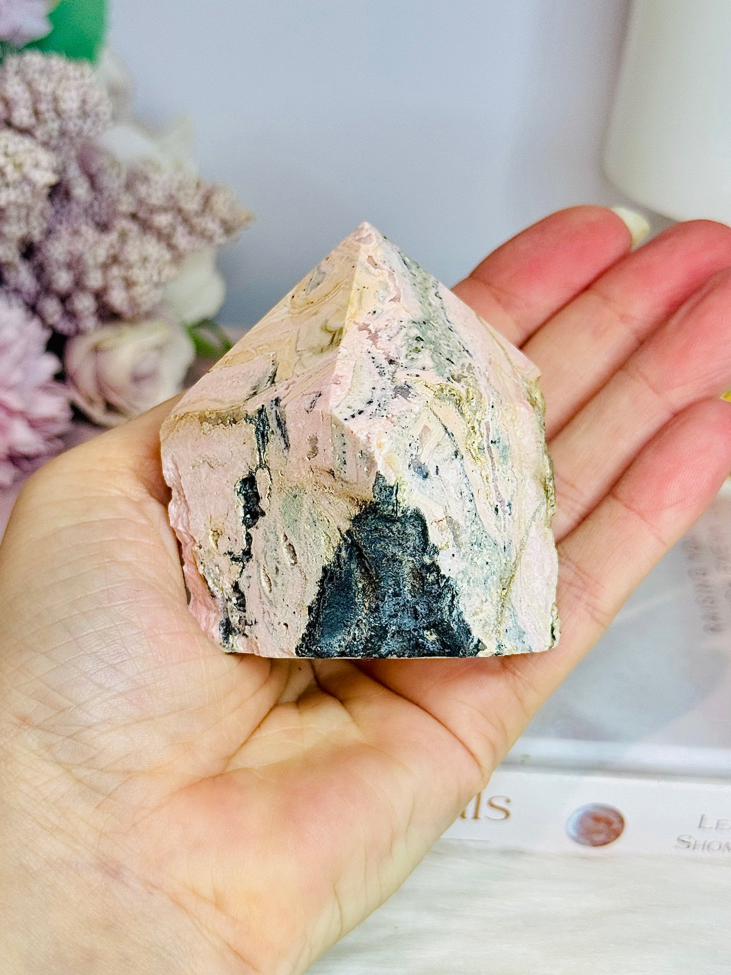 Rhodochrosite Polished Point 349g