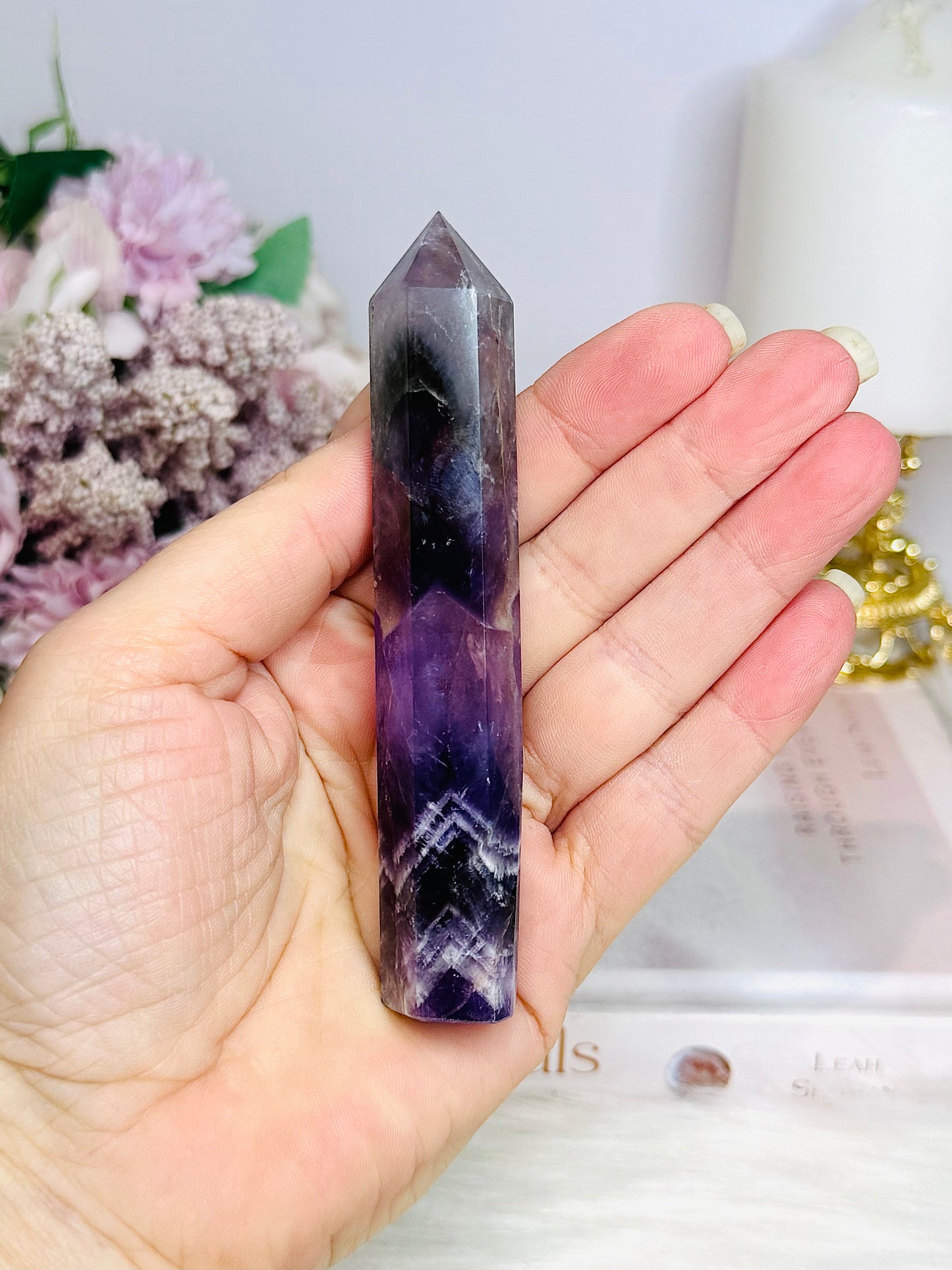 Chevron | Dream Amethyst Tower 11cm
