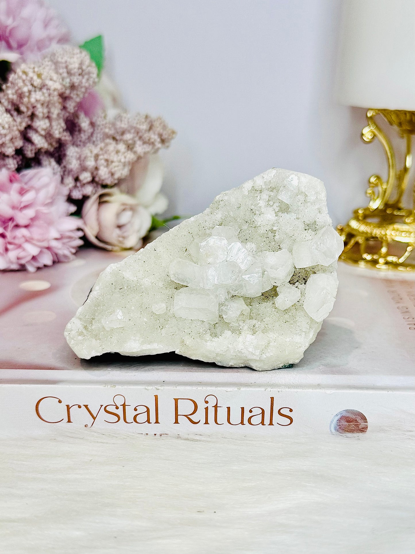 Natural White Apophyllite Freeform 9cm