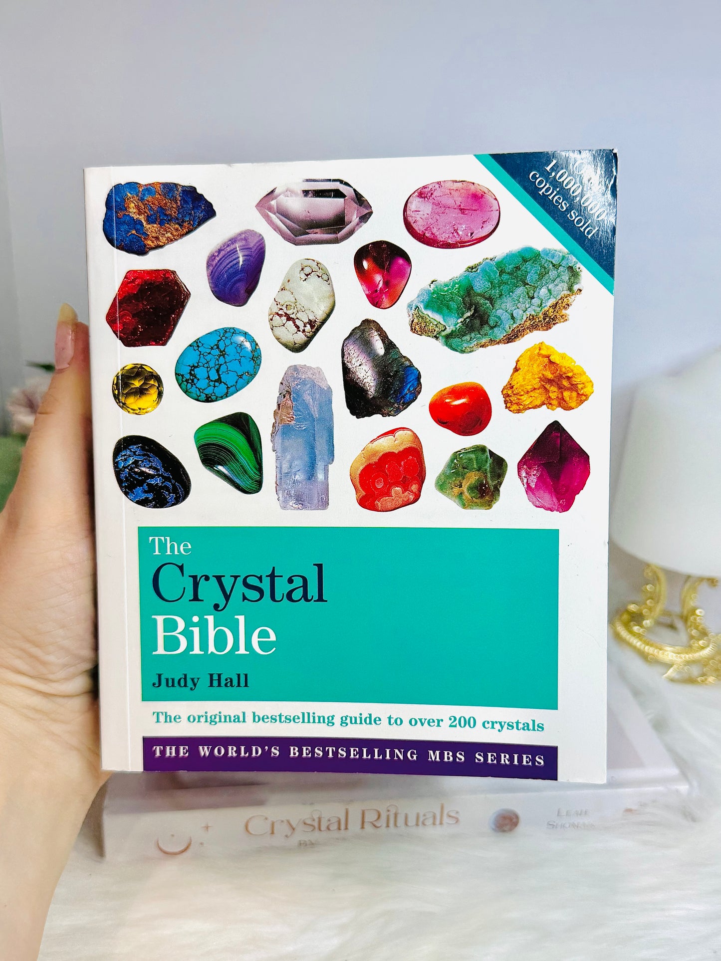 Gift Set ~ The Crystal Bible Volume 1 with 4 Large Tumble Stones