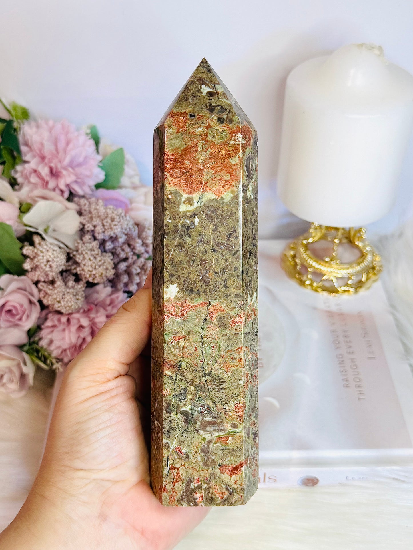 Large Chunky 18cm Jasper Tower | Generator