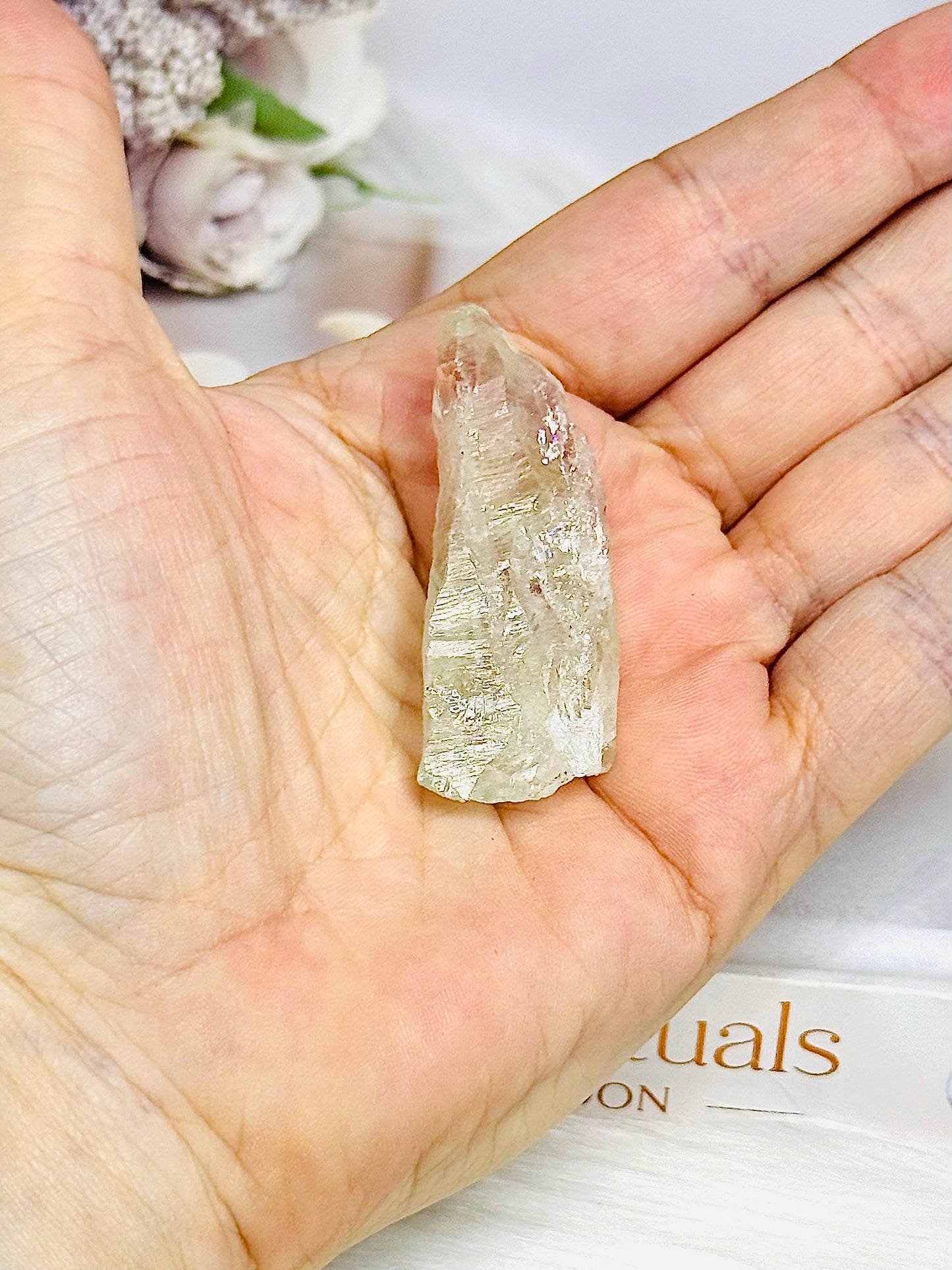 Natural Prasiolite | Green Amethyst Specimen 5cm