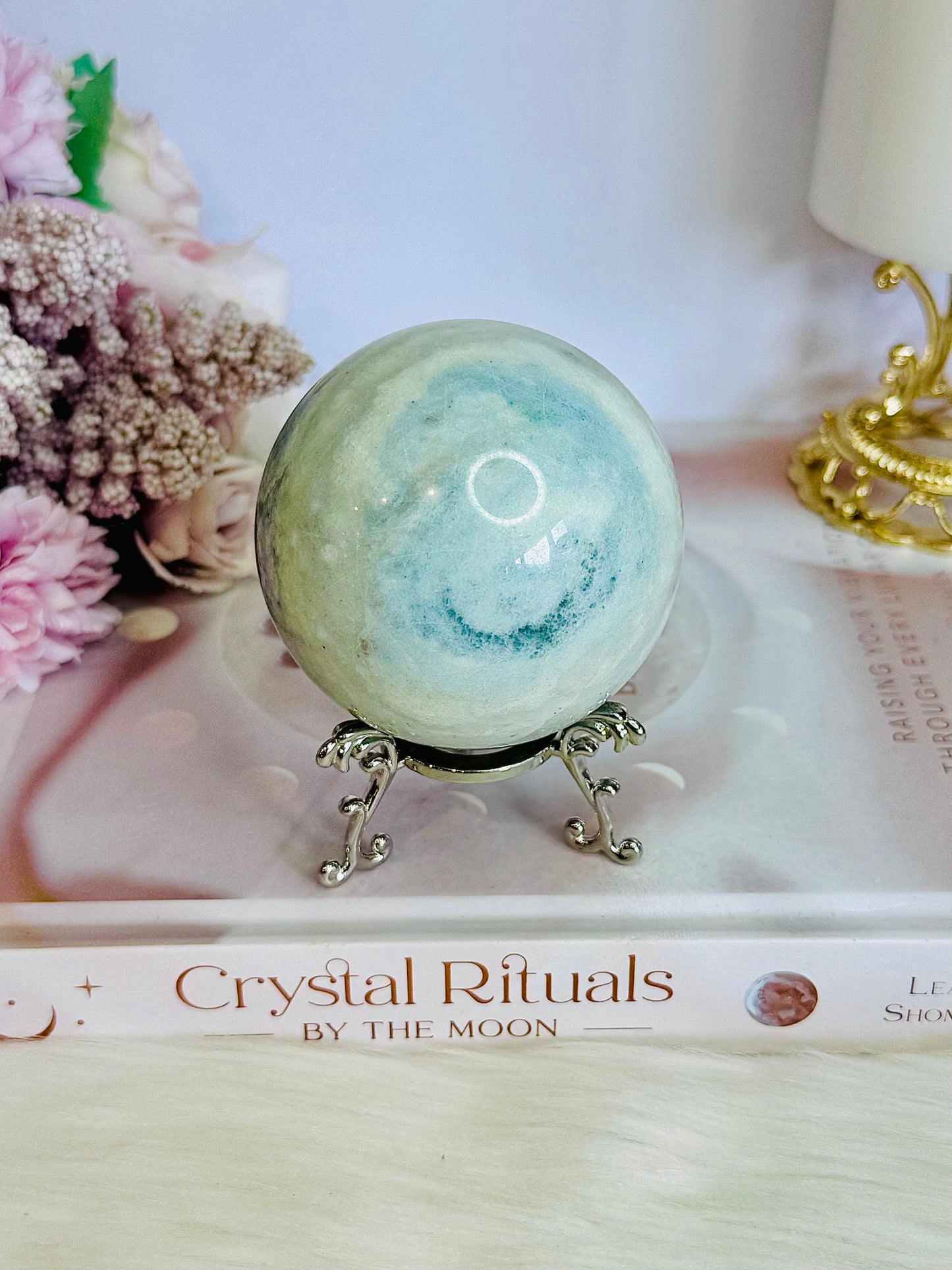 Natural Trolleite Sphere On Stand 445grams