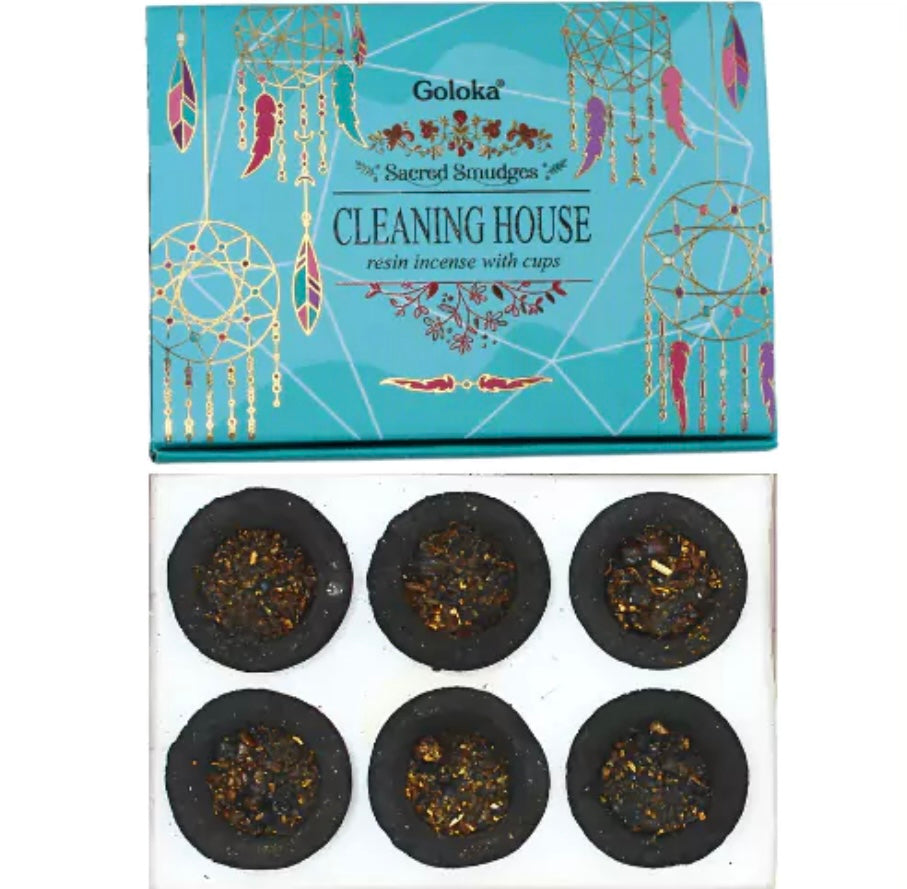 ‘Cleaning House’ Resin Smudge Cups 6 Pack