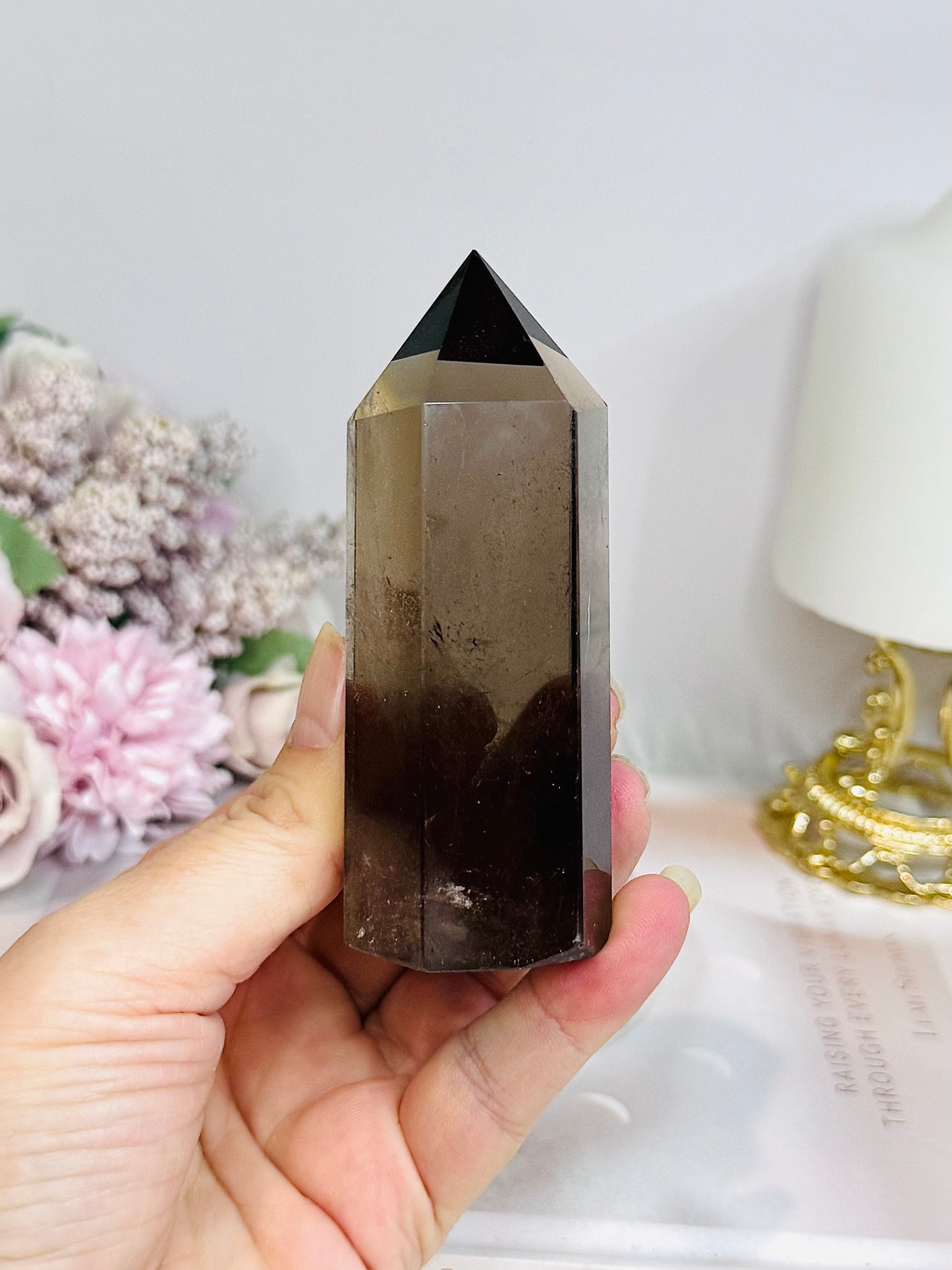 Smokey Quartz Tower 9.5cm