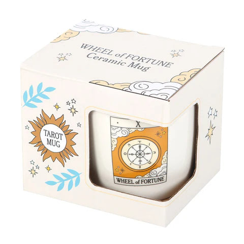 Vintage Tarot Wheel Of Fortune Mug in Box