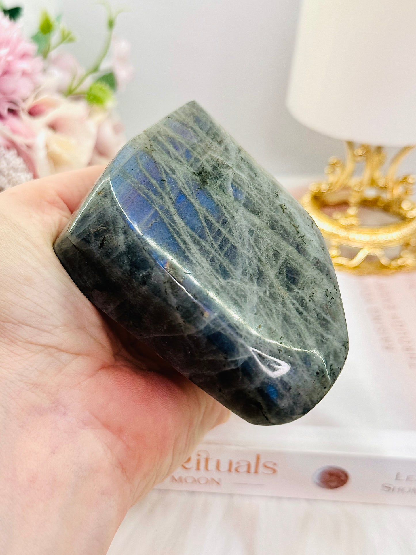 Labradorite Polished Freeform 8.5cm 320grams