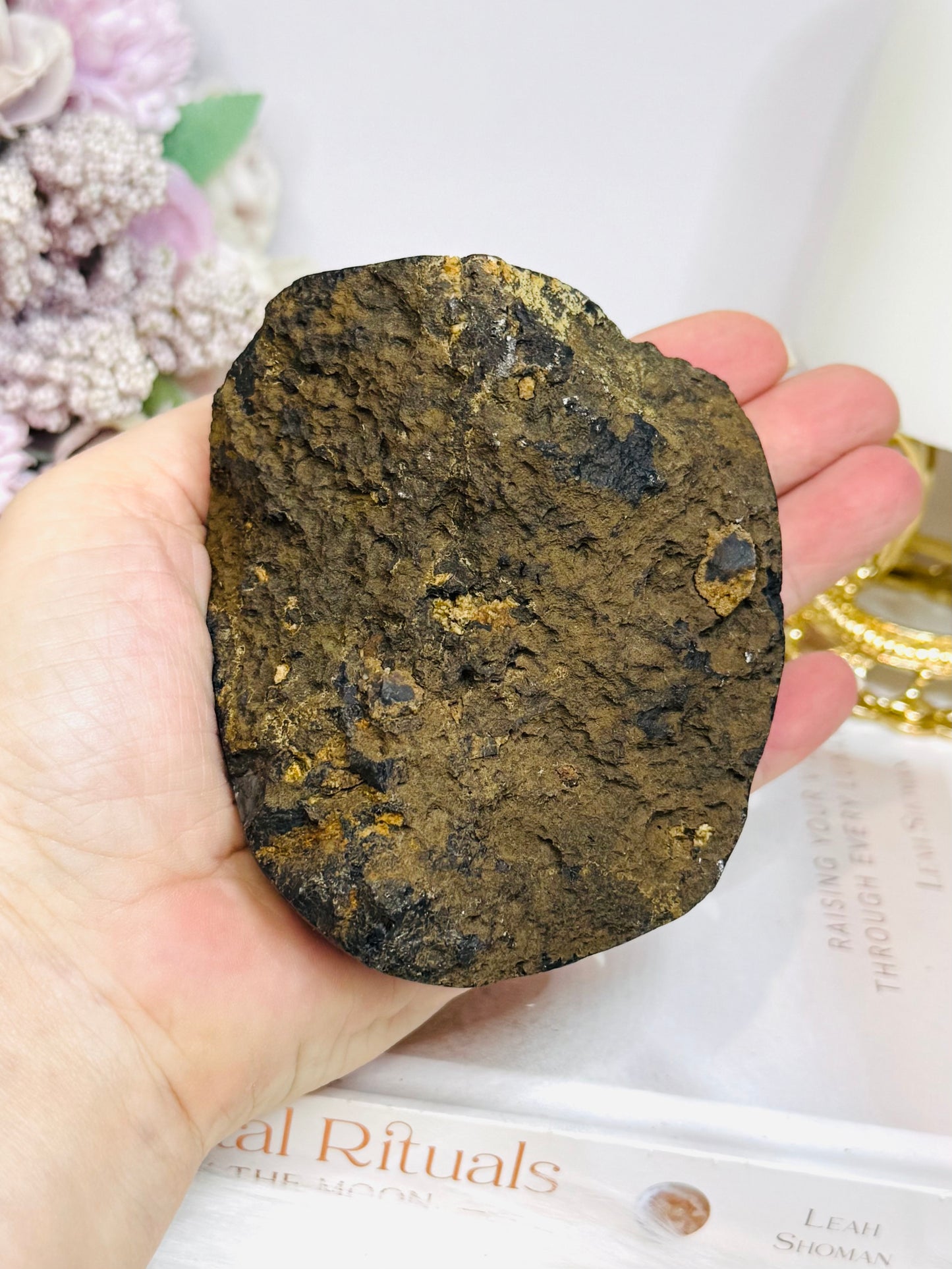 Black Druzy Agate Geode 10cm 469g