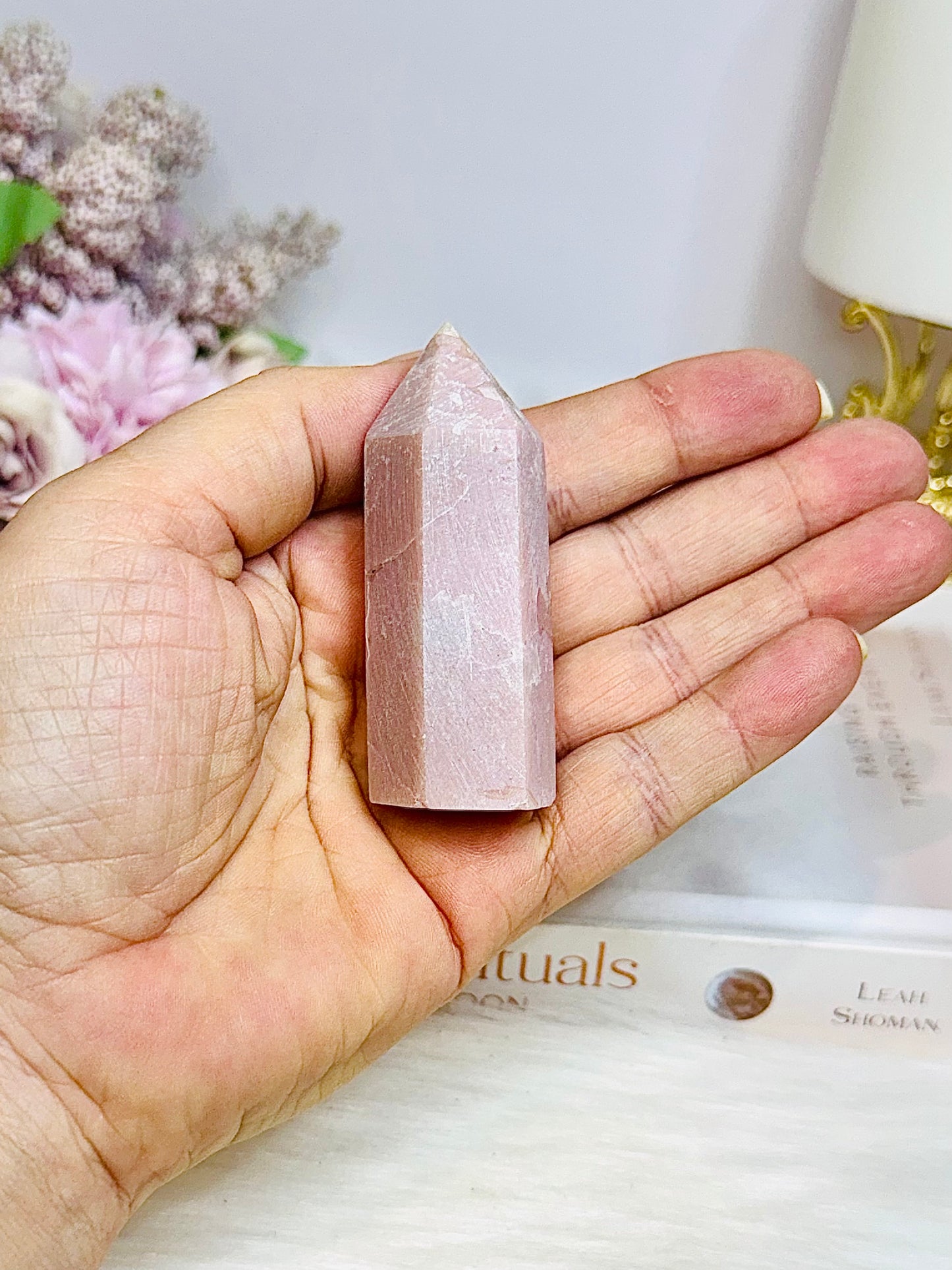 Pink Opal Tower 7cm