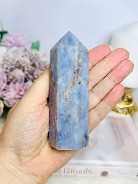 Large Blue Owyhee Opal Tower 11cm