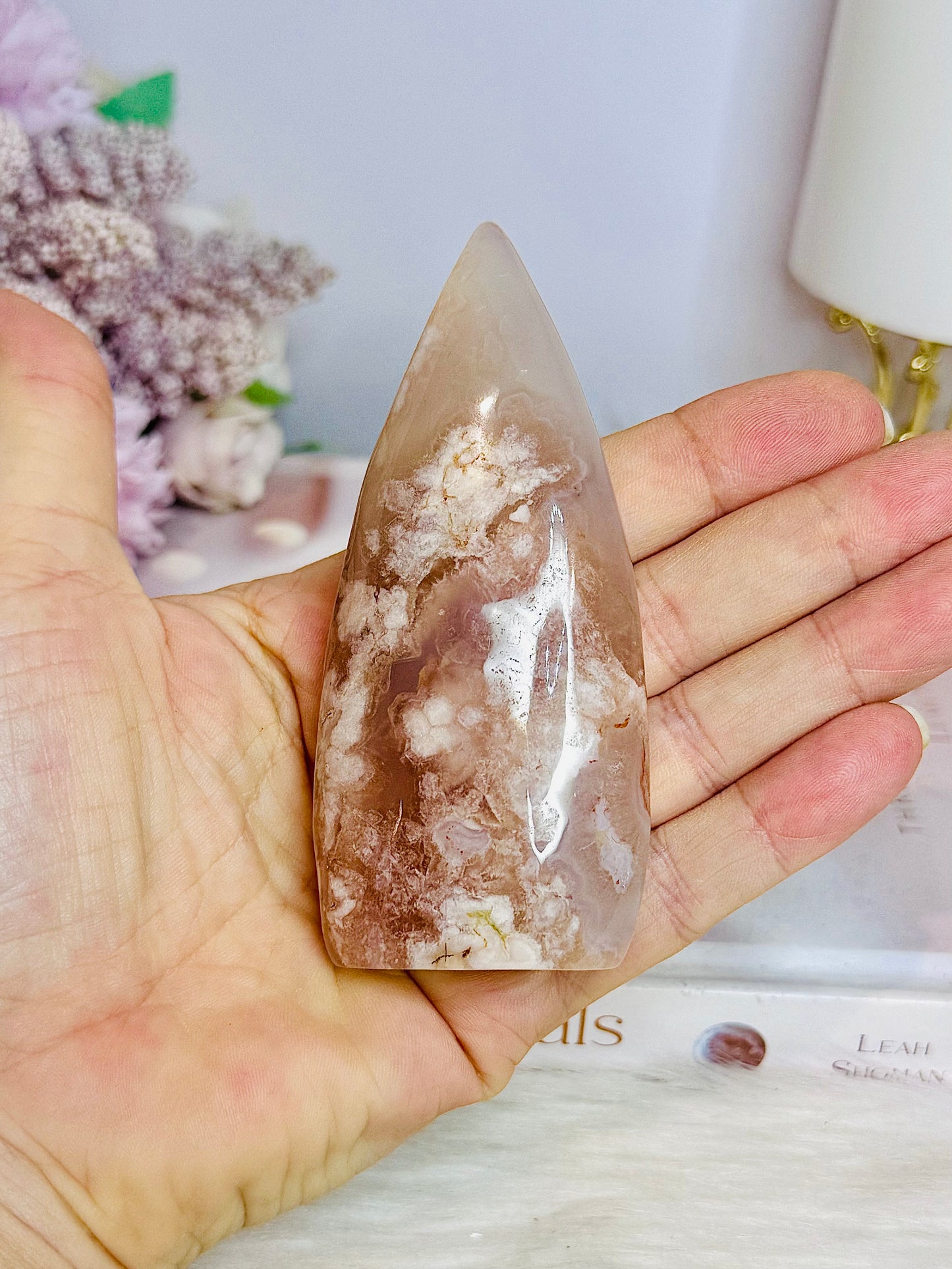 Flower Agate Freeform | Flame 10cm