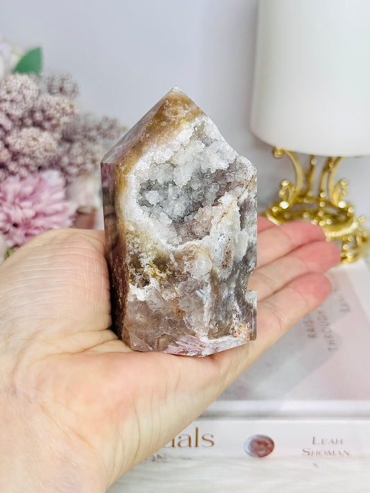Druzy Pink Amethyst Chunky Tower 245g